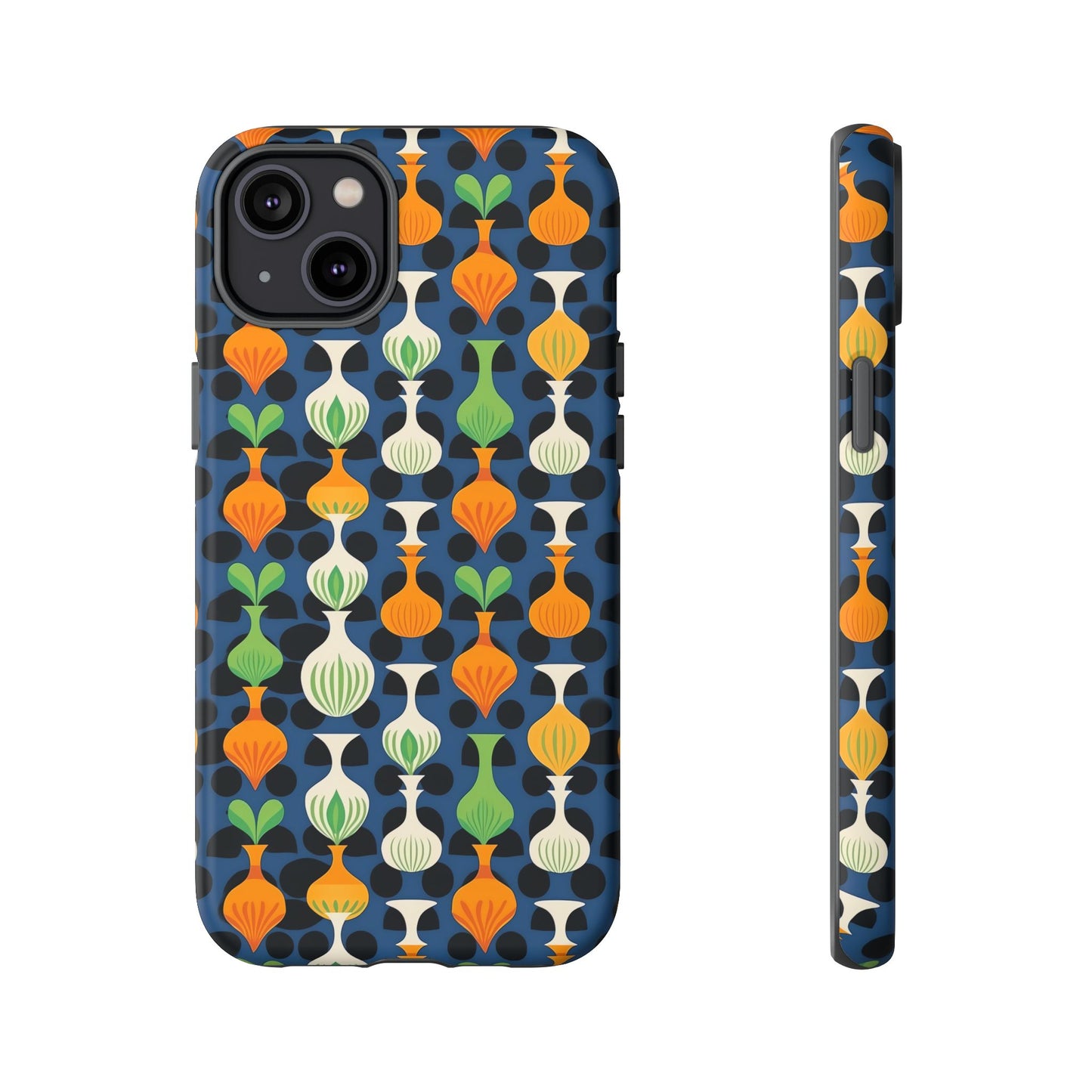 Mod Floating Vases Tough Phone Case for Apple iPhone, Samsung Galaxy, and Google Pixel.