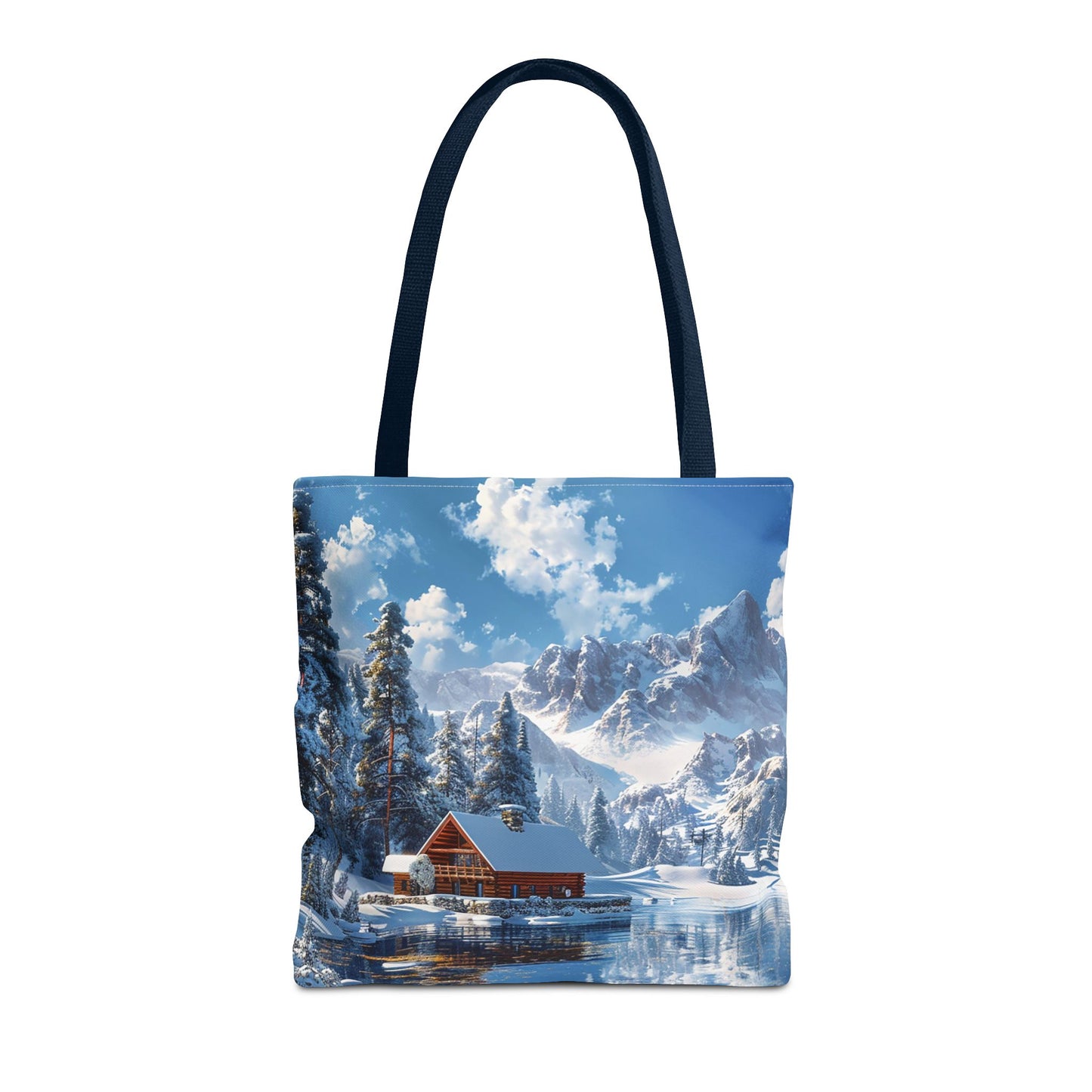 Winter Wonderland Retreat Tote Bag - Embrace Winter's Serenity with this Tote! - Available in 3 sizes.