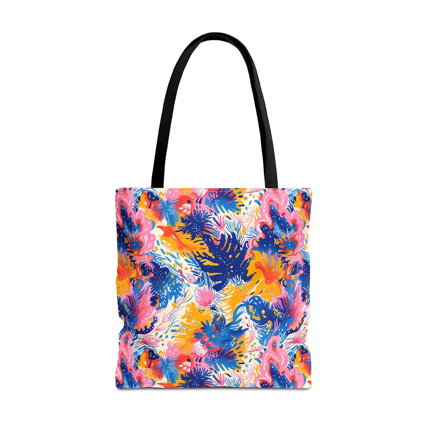 Splatter Blossom Tote Bag - Make a Splash with Every Step! Available in 3 sizes.