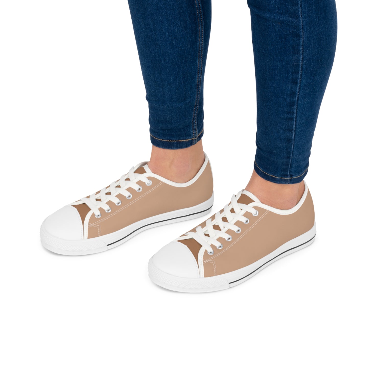 Sand Ladies' Two-Tone Low Top Sneakers - Step Into Sophistication – Where Minimalism Meets Modern Comfort!