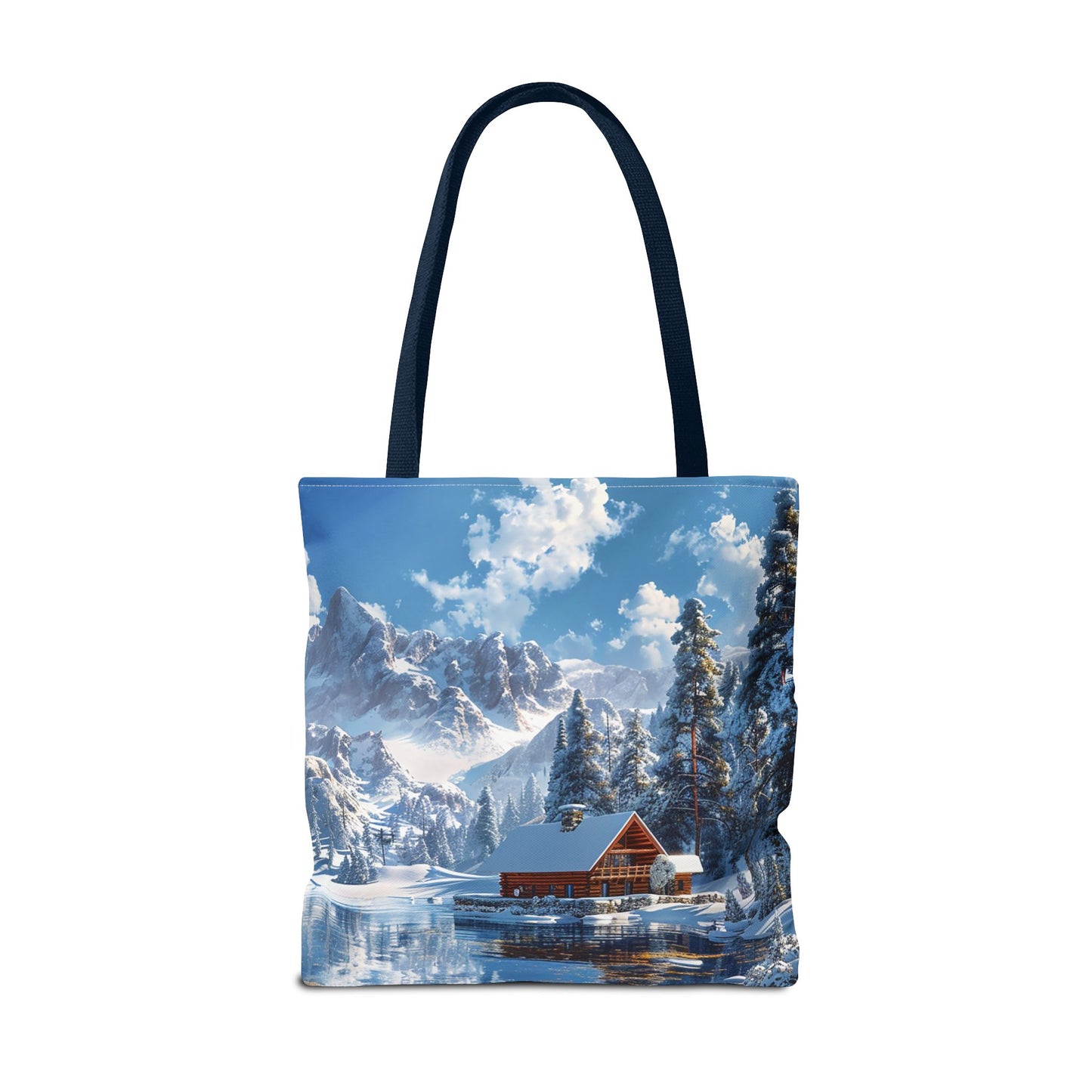Winter Wonderland Retreat Tote Bag - Embrace Winter's Serenity with this Tote! - Available in 3 sizes.