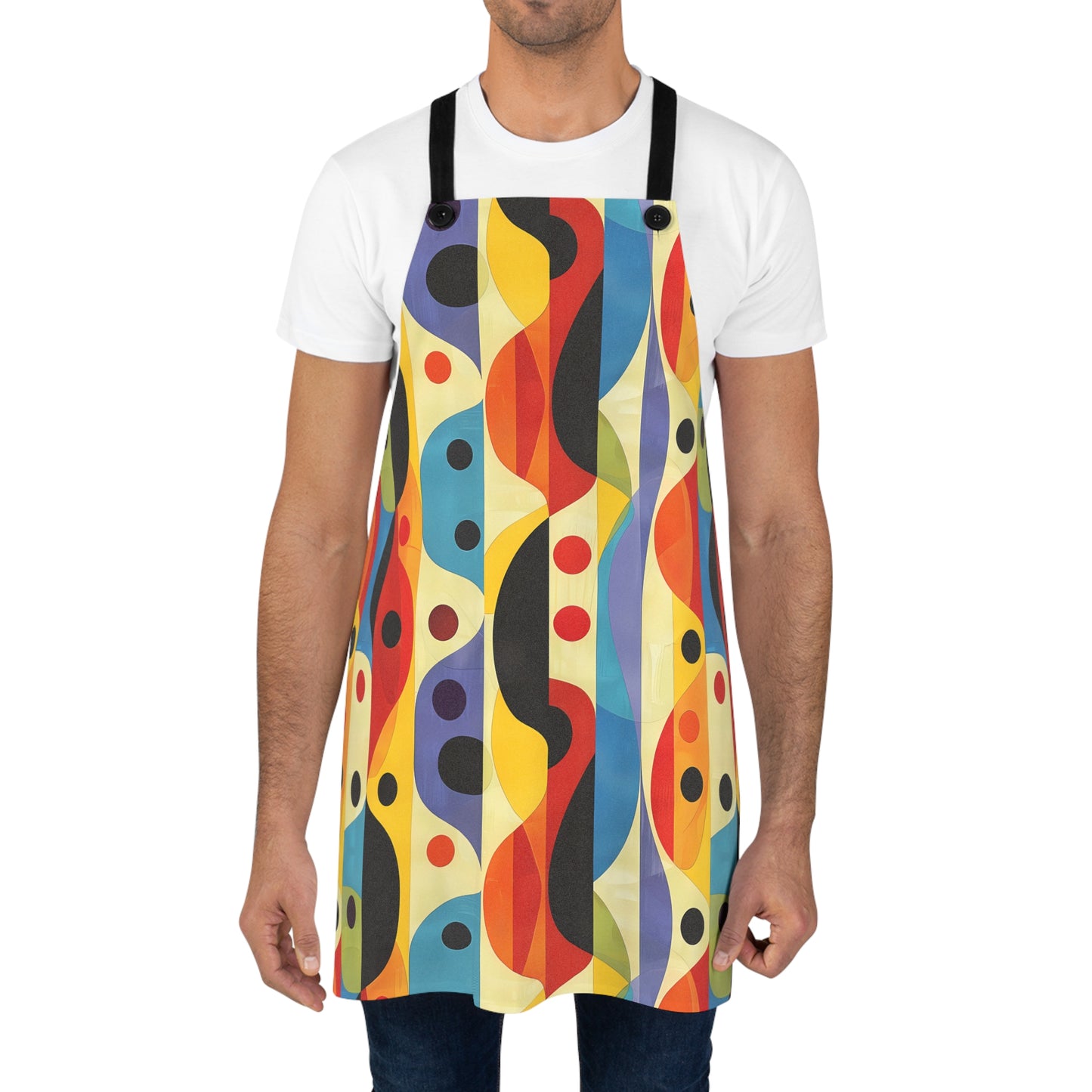 Linear Color Mesa Adult Apron - Spice Up Your Kitchen with a Dash of Desert Delight!