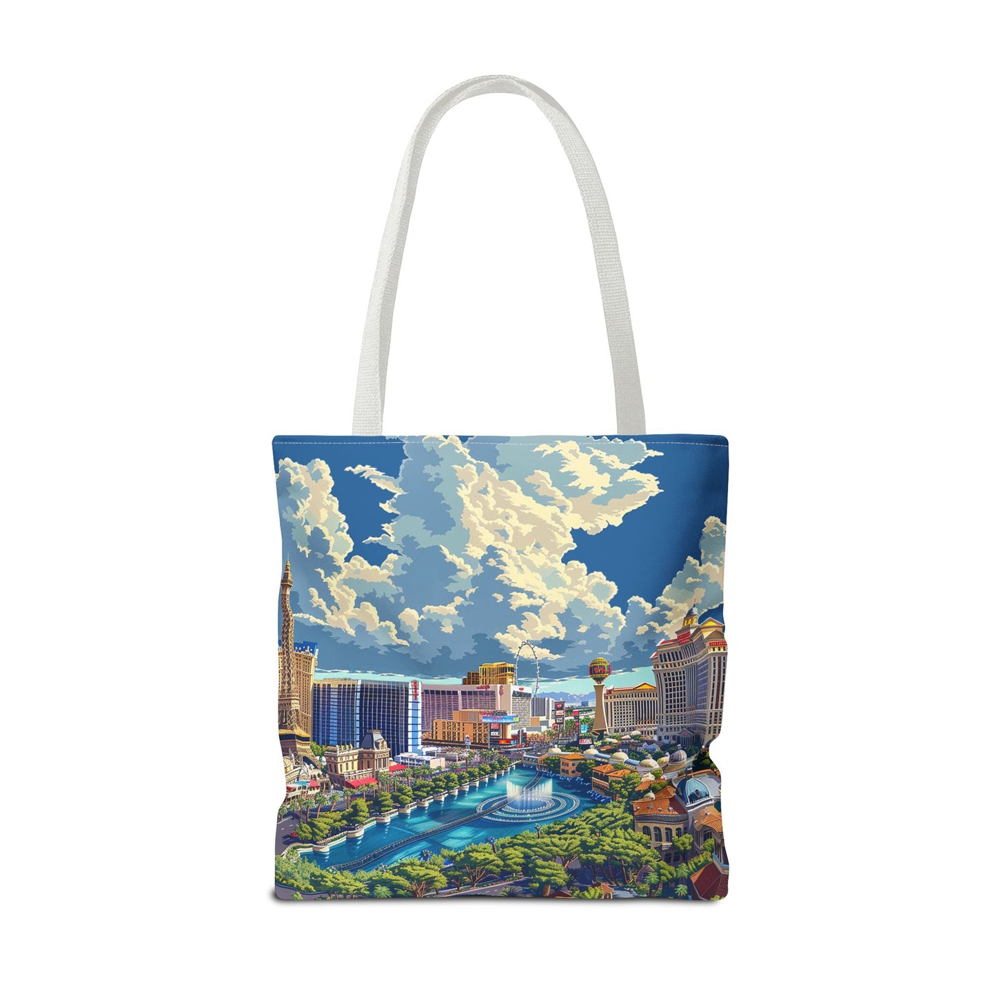 Viva Daytime Las Vegas Tote Bag - Bring the Vegas Vibe to Wherever You Roam! Available in 3 sizes.
