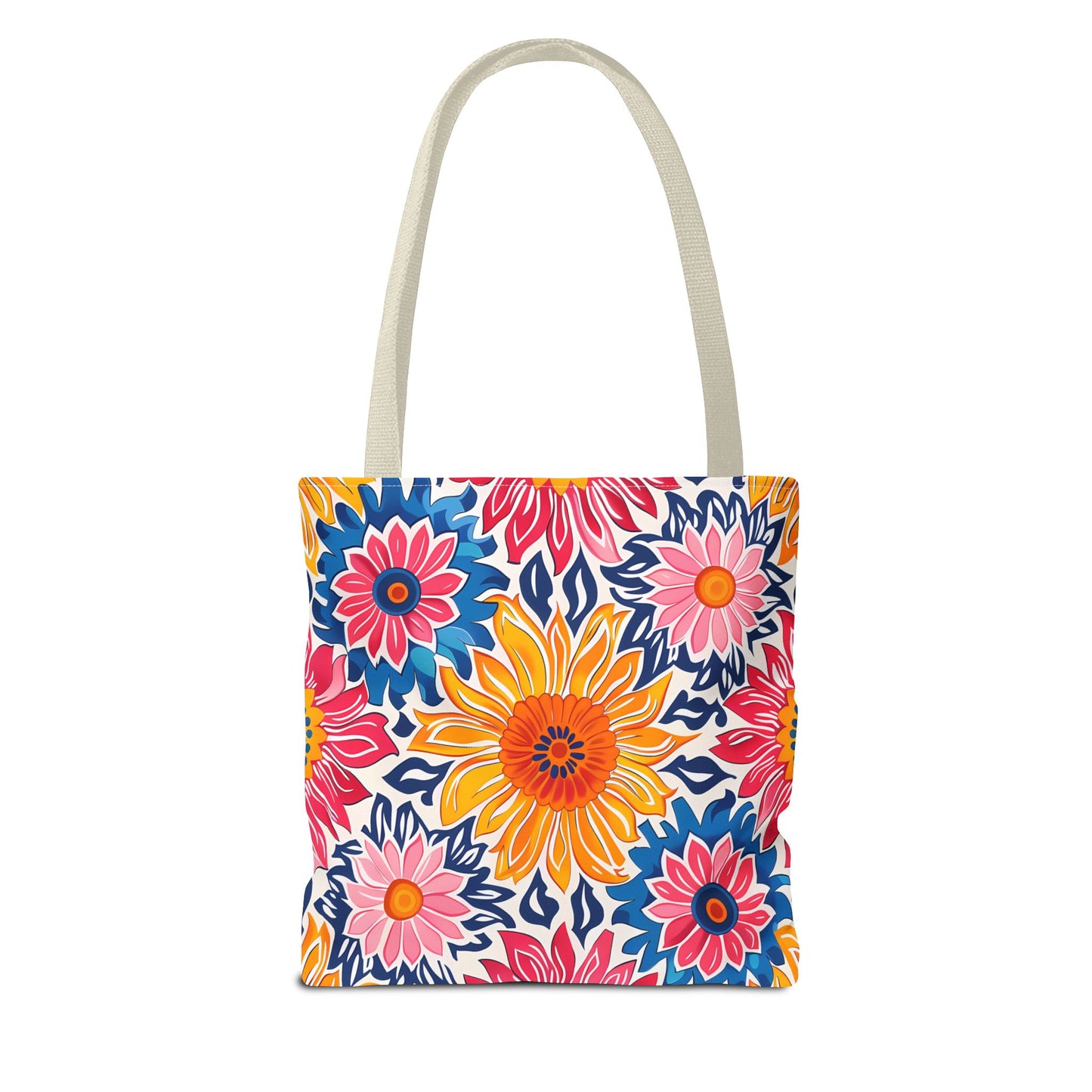 Sunsplash Petals Tote Bag - Radiate Sunshine and Style Wherever You Go! Available in 3 sizes.