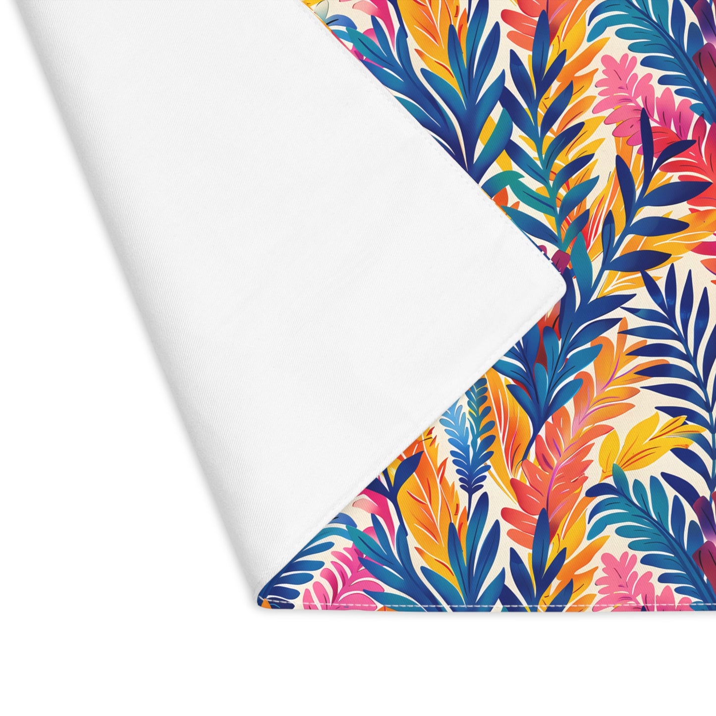 Fern-Tastic Whimsy Placemat - Whimsical Wonders at Your Table – Ferns in Full Bloom! Cotton Twill - 18" x 14"