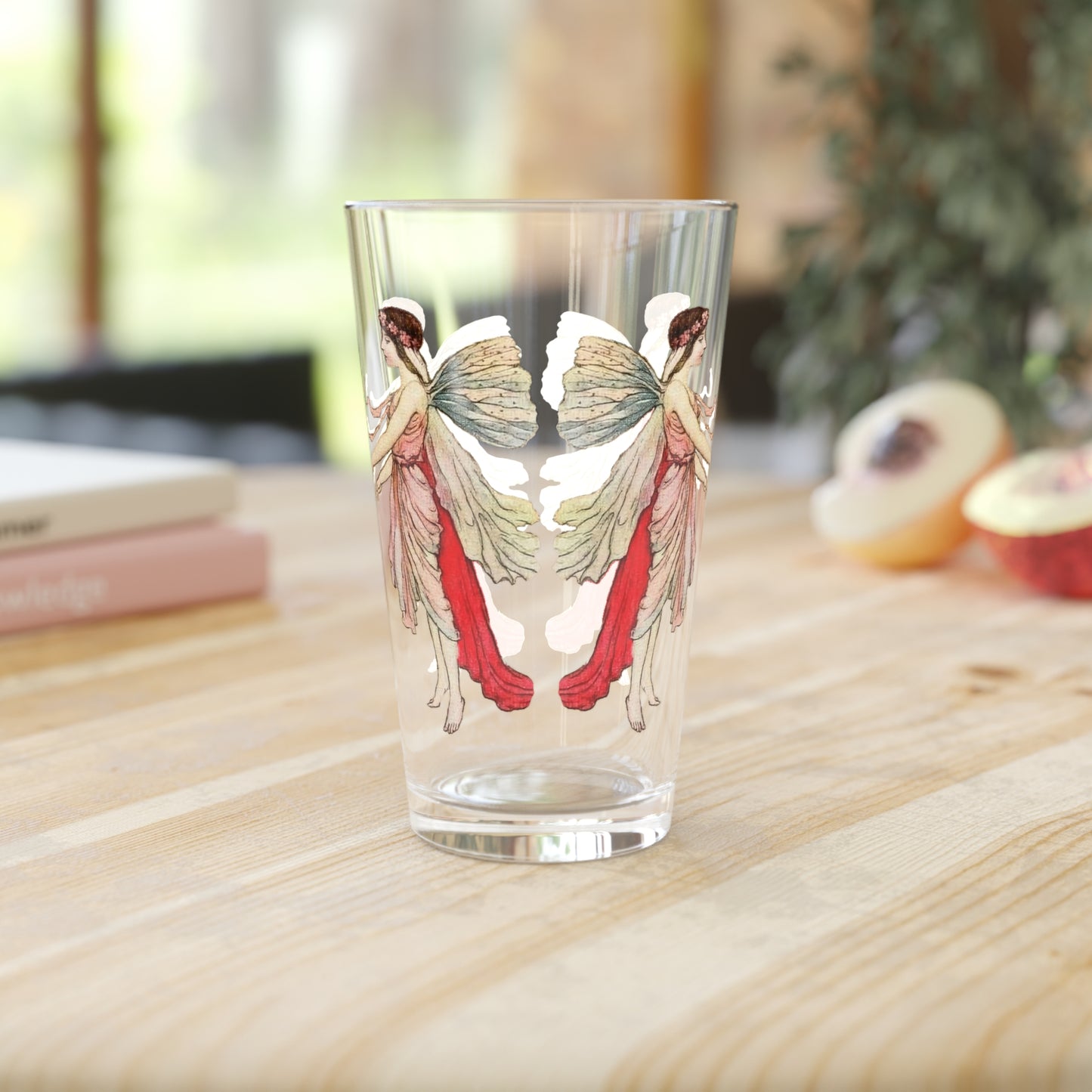Vintage Fairy Dance Pint Glass - 16 oz - Sip into a World of Vintage Fairy Whimsy!