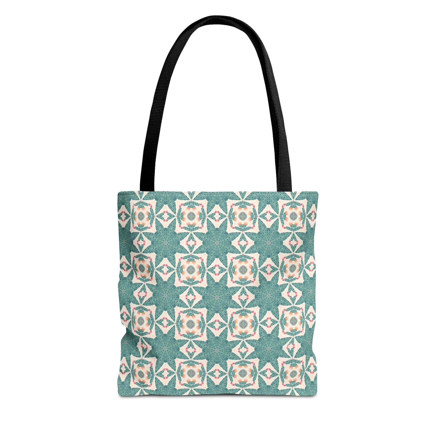 Desert Cactus Star Tile Tote Bag - Carry Southwest Charm Wherever You Go! Available in 3 sizes.
