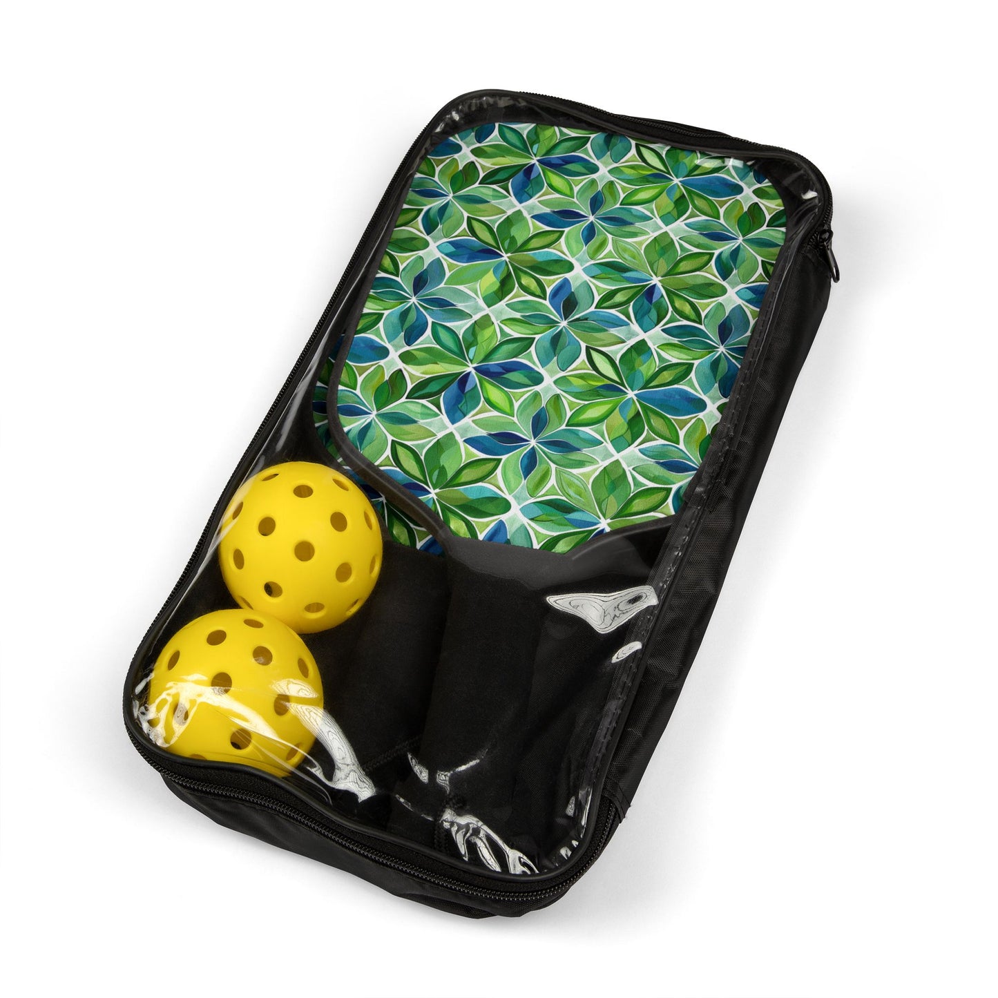 Spring Geo Flowers Pickleball Kit - Blossom Your Game with Spring Geo Flowers!
