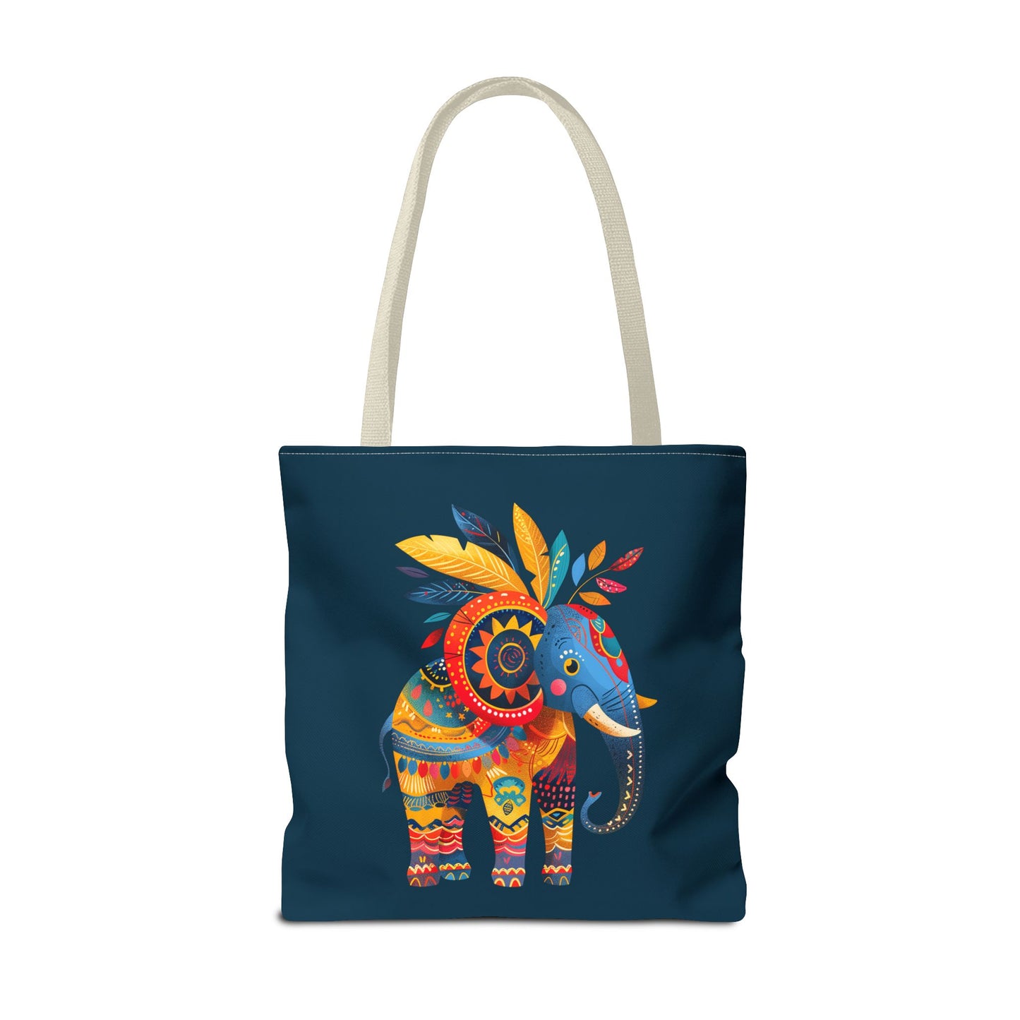 Ethnic Elephant Tote Bag - Carry the Spirit of the African Savanna with the Ethnic Elephant Tote! Available in 3 sizes.