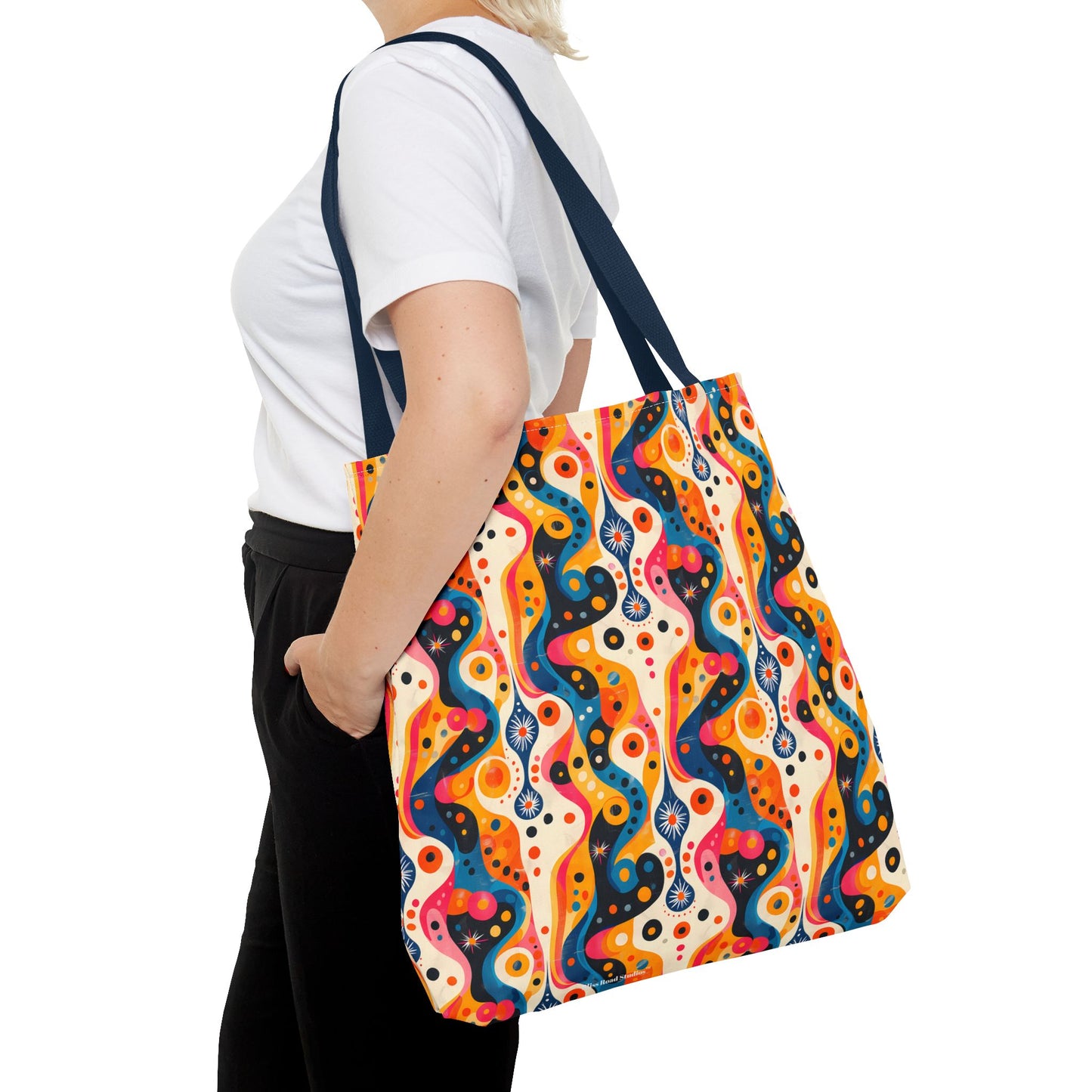 Midcentury Lava Lamp Tote Bag - Flow Through Life in Artistic Style! Available in 3 sizes.