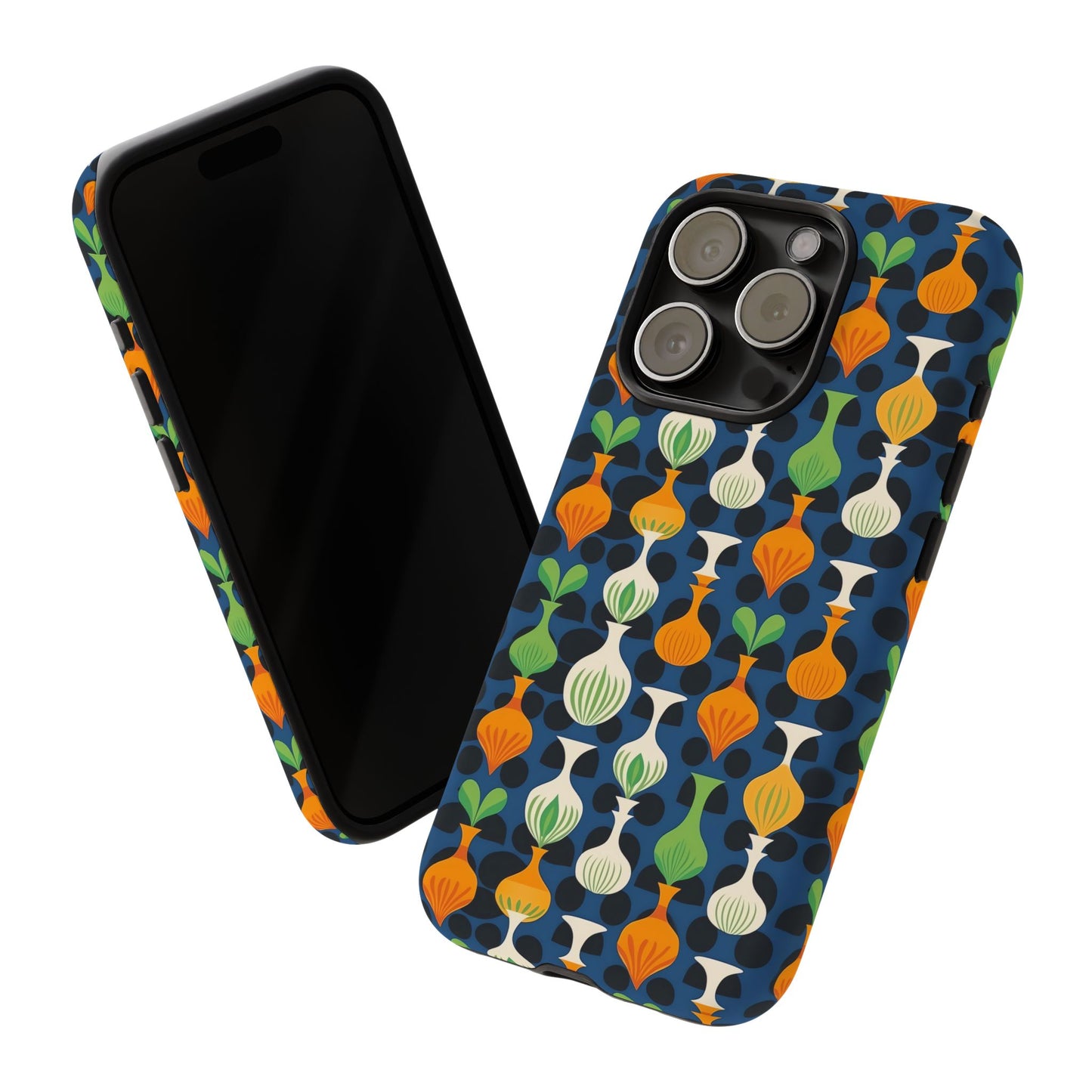 Mod Floating Vases Tough Phone Case for Apple iPhone, Samsung Galaxy, and Google Pixel.