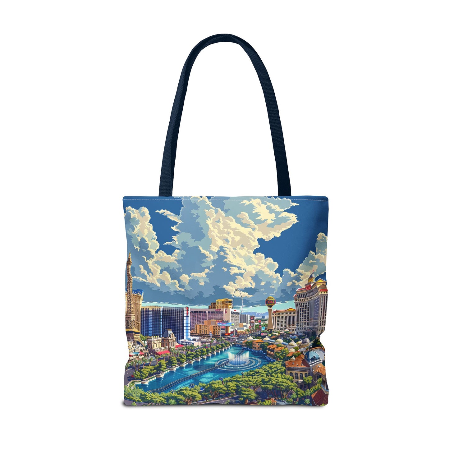 Viva Daytime Las Vegas Tote Bag - Bring the Vegas Vibe to Wherever You Roam! Available in 3 sizes.