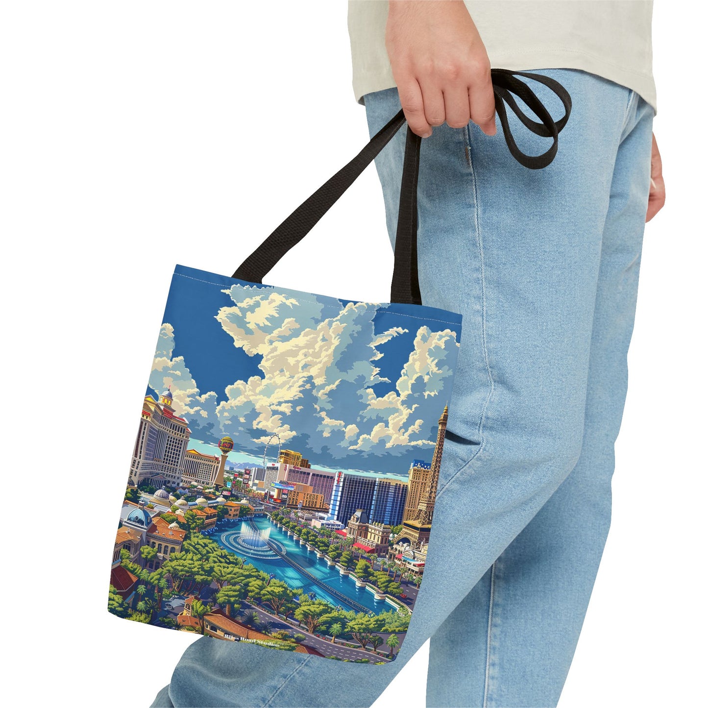 Viva Daytime Las Vegas Tote Bag - Bring the Vegas Vibe to Wherever You Roam! Available in 3 sizes.