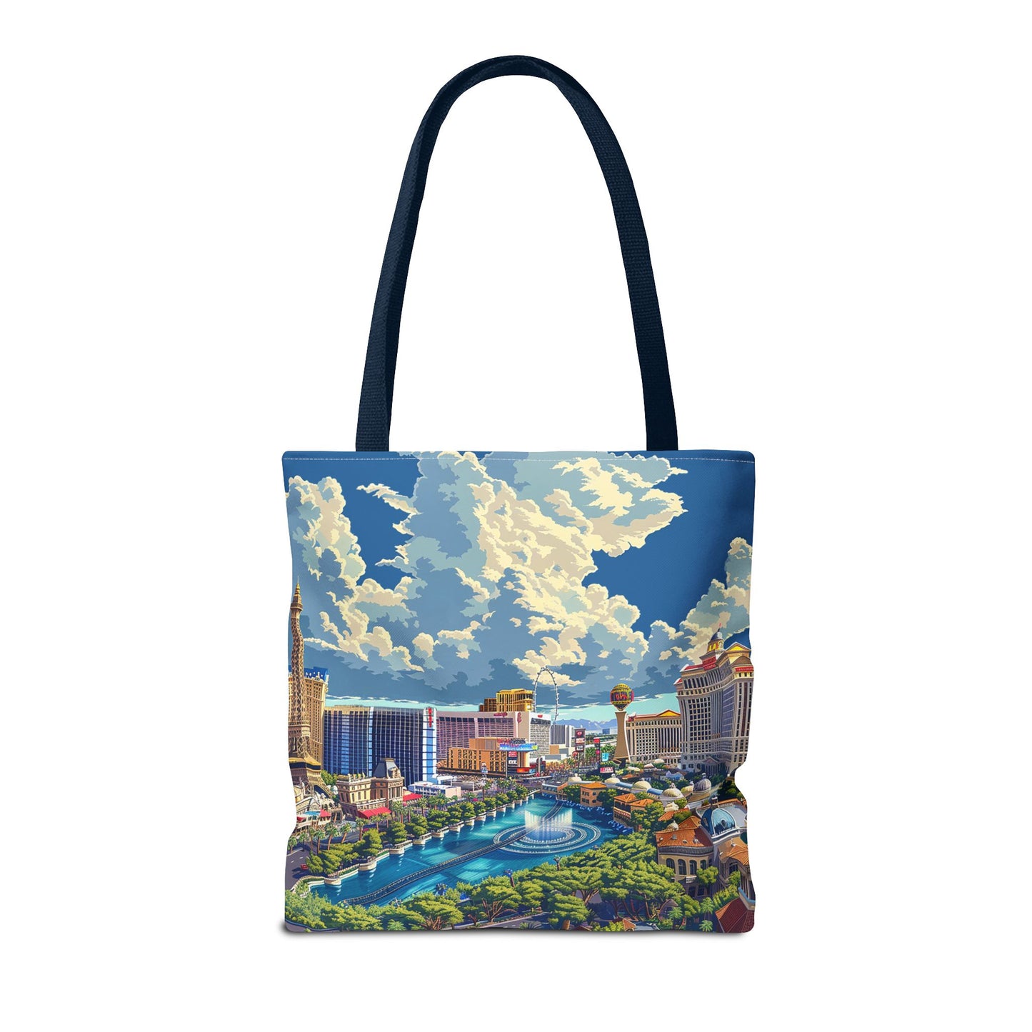 Viva Daytime Las Vegas Tote Bag - Bring the Vegas Vibe to Wherever You Roam! Available in 3 sizes.