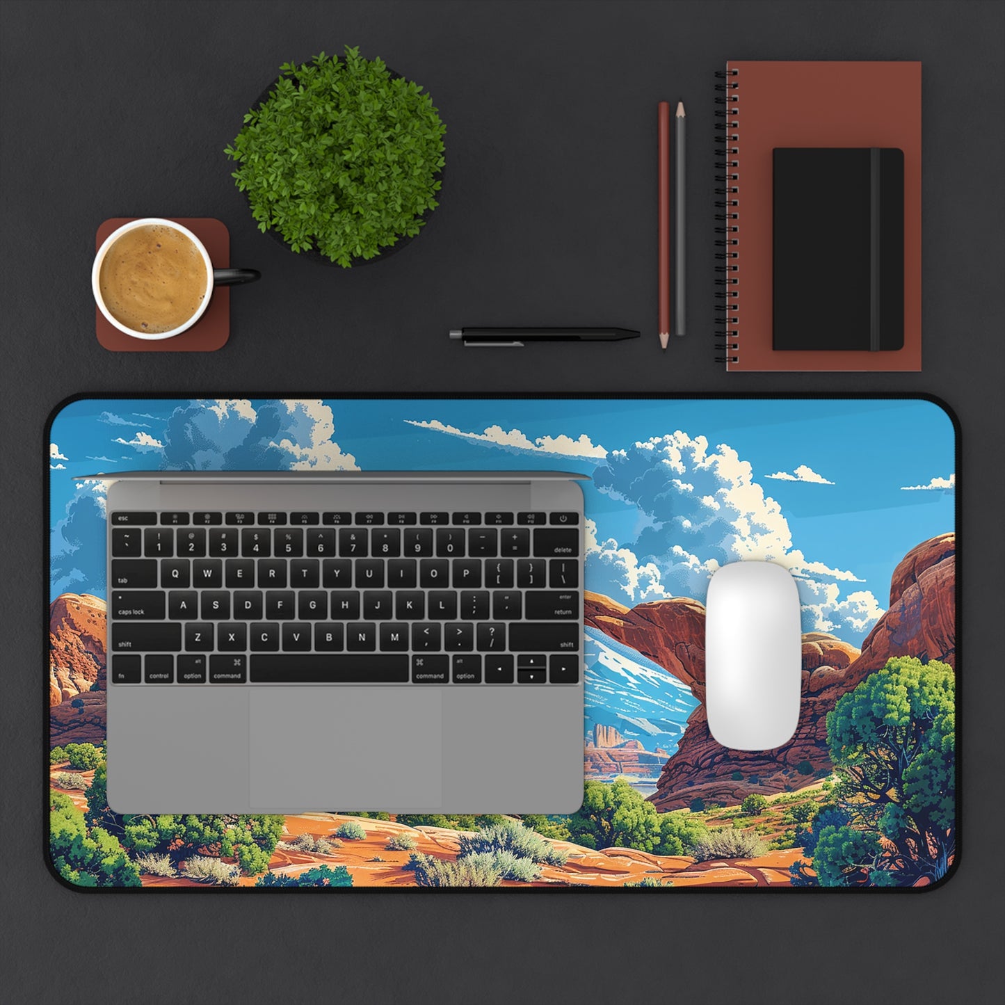 Arches Vista Desk Mat (Desk Pad) - Bring the Majesty of Arches to Your Desk - Inspired by Arches National Park!
