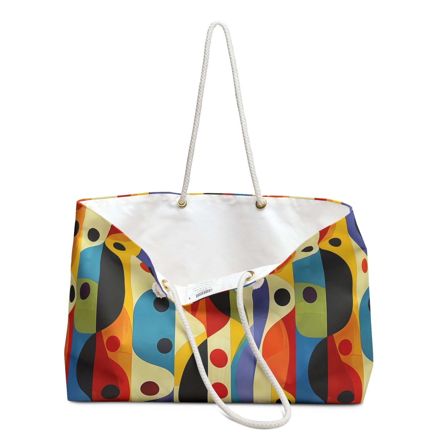 Linear Color Mesa Weekender Bag - Travel with a Pop of Color - Where Linear Patterns Meet Bold Style!