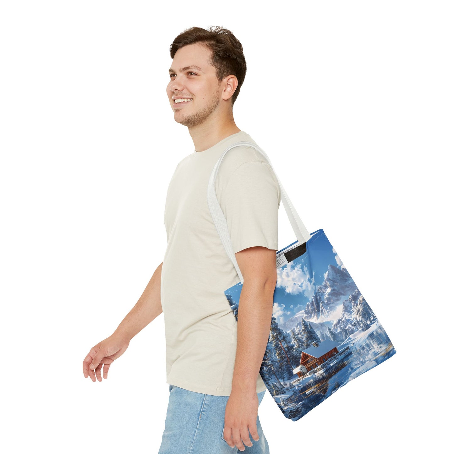 Winter Wonderland Retreat Tote Bag - Embrace Winter's Serenity with this Tote! - Available in 3 sizes.