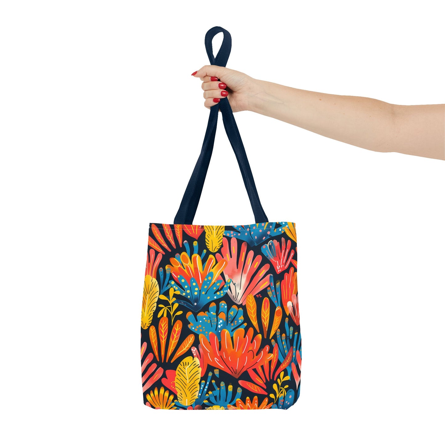 Coral Plume Tote Bag - Carry a Splash of Whimsy with Coral Plume! Available in 3 sizes.