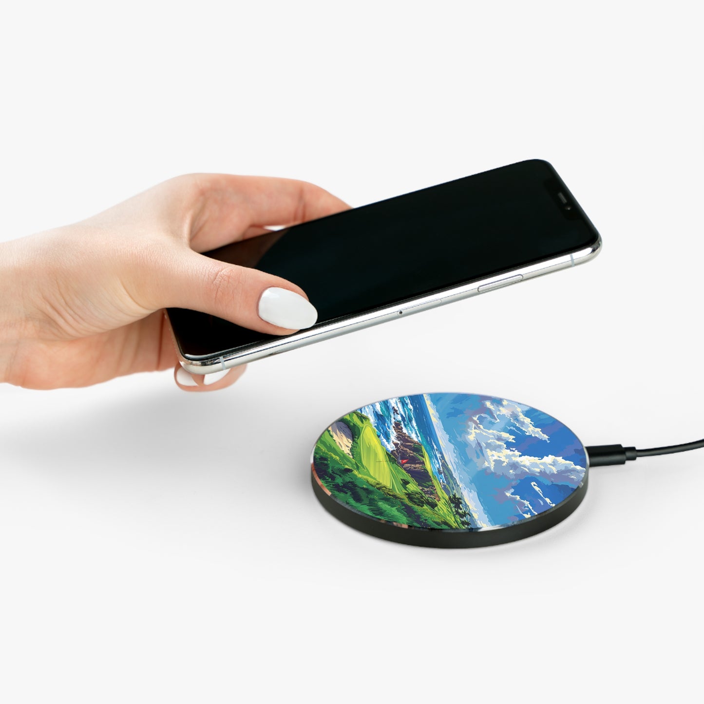 Coastal Tee Time Wireless Charger - Drive Your Charge - Energize with Every Hole-In-One!