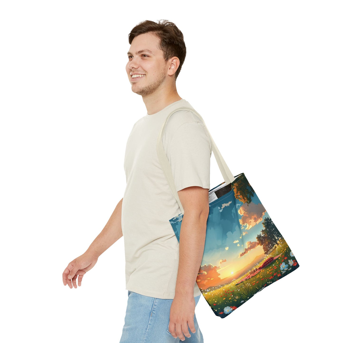 Meadow Picnic Tote Bag - Pack a Picnic, Pack Some Style - Your Meadow Awaits! Available in 3 sizes.
