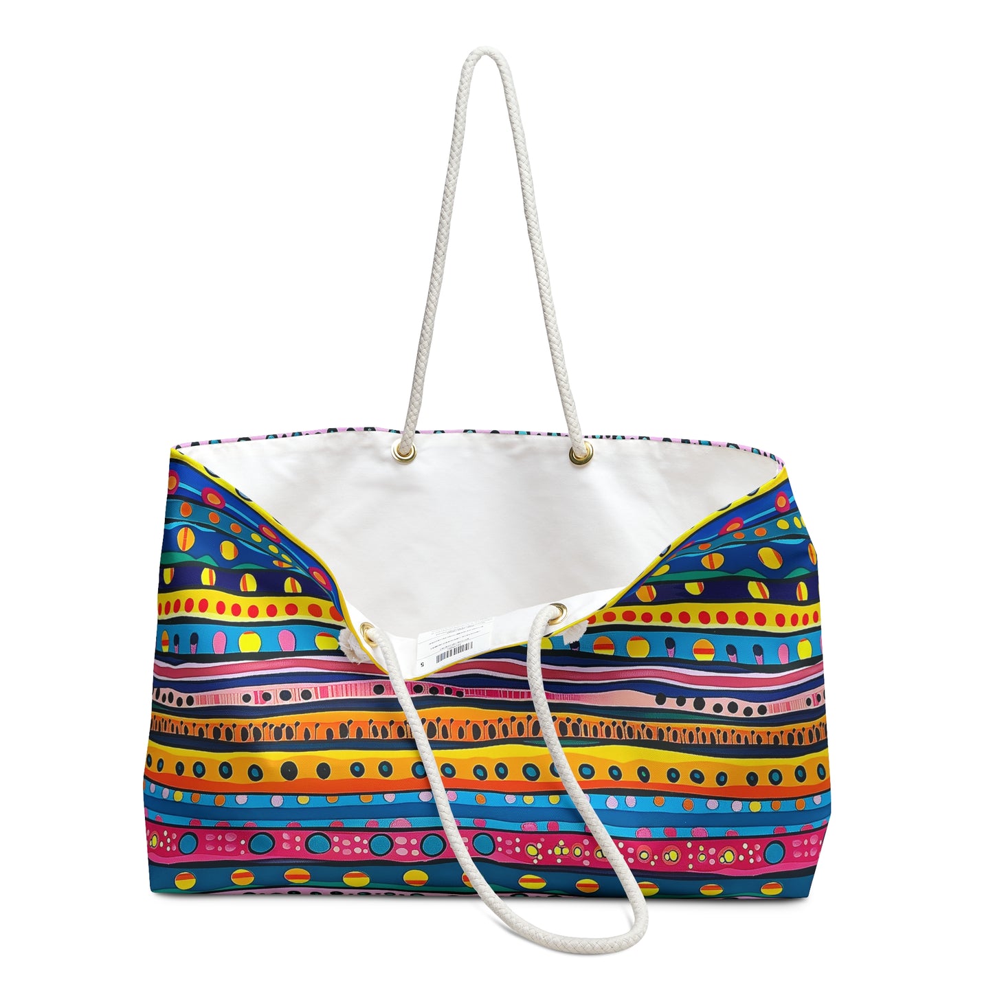 Pop Dot Parade Weekender Bag - March to Your Own Beat - Where Every Trip Pops with Style!