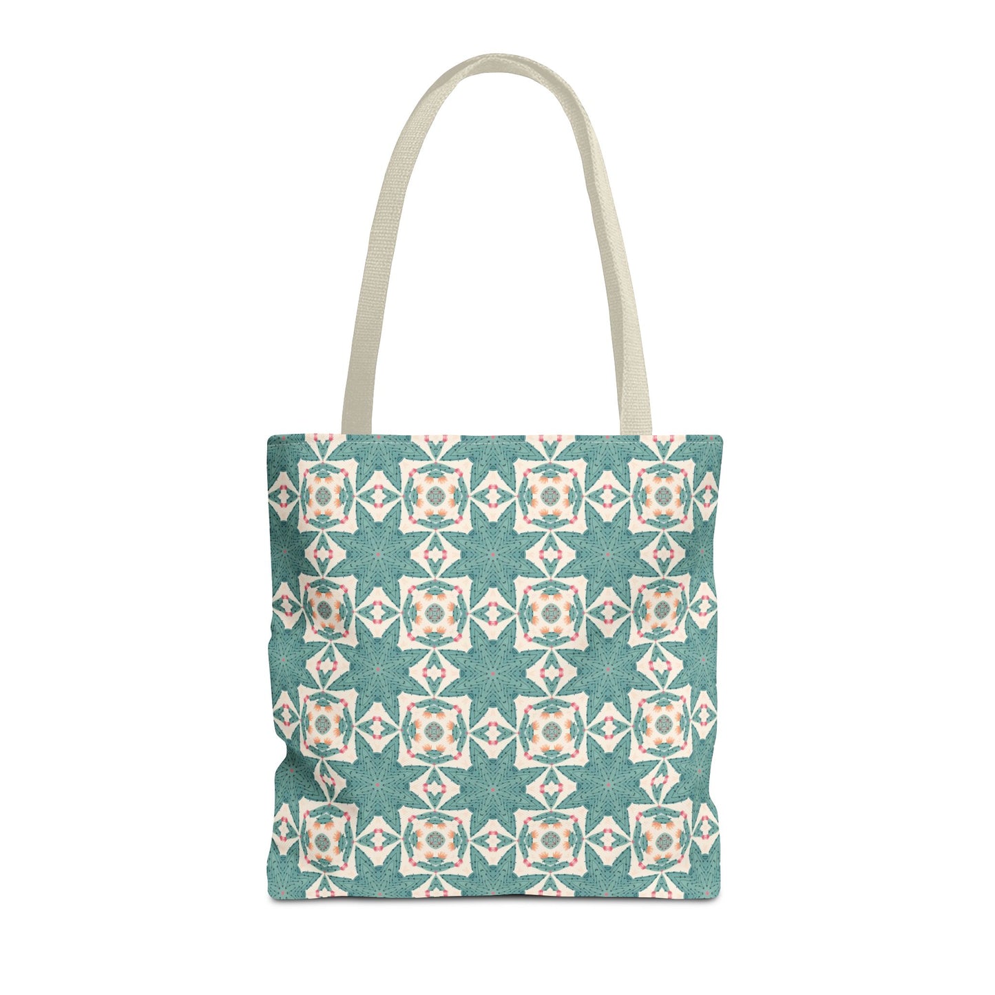 Desert Cactus Star Tile Tote Bag - Carry Southwest Charm Wherever You Go! Available in 3 sizes.