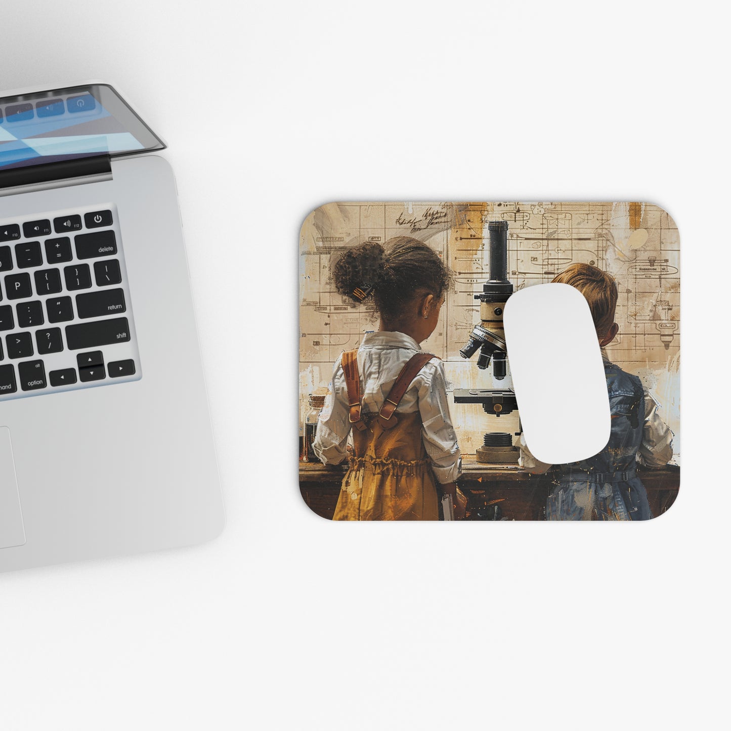 Young Scientific Explorers Mouse Pad - Inspire Curiosity with Every Click!