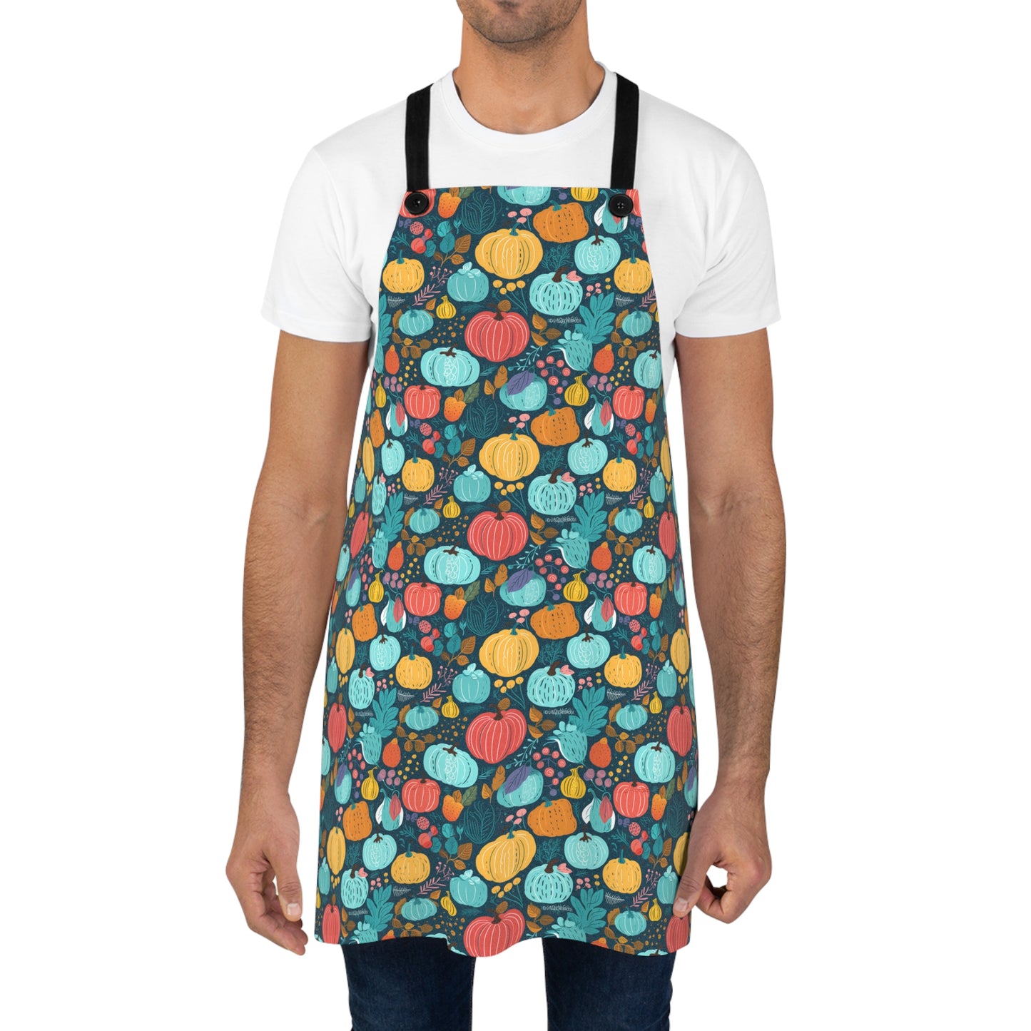 Fall Pumpkin Dance Adult Apron - Vintage Inspired, Elegant Apron For All Your Thanksgiving and Fall Festivities!