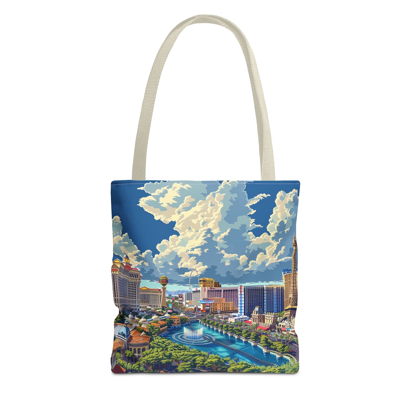 Viva Daytime Las Vegas Tote Bag - Bring the Vegas Vibe to Wherever You Roam! Available in 3 sizes.