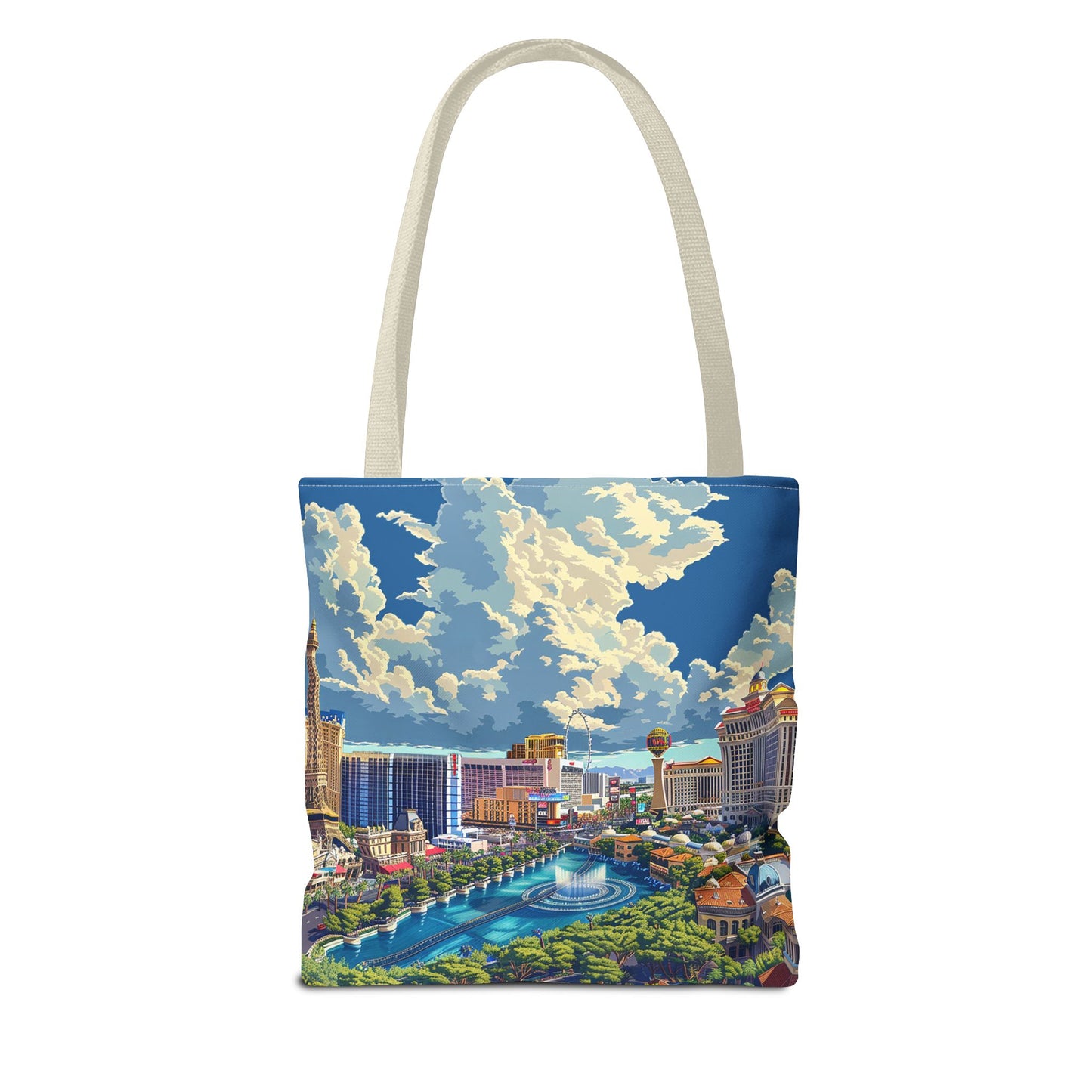 Viva Daytime Las Vegas Tote Bag - Bring the Vegas Vibe to Wherever You Roam! Available in 3 sizes.