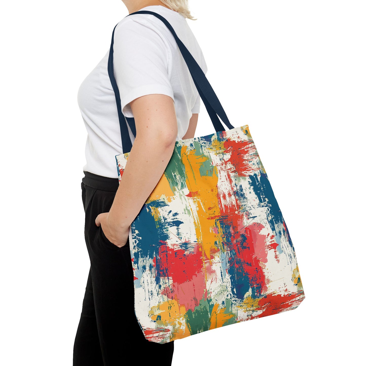 Paint Splash Palette Tote Bag - Make Every Day a Canvas of Color! Available in 3 sizes.