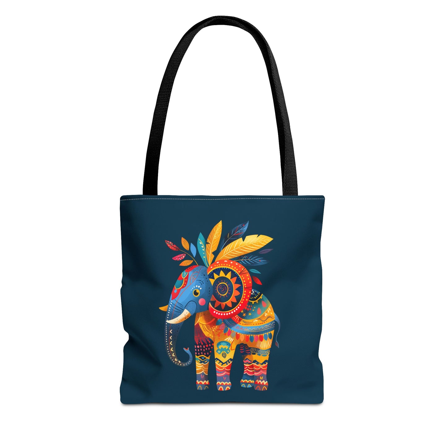 Ethnic Elephant Tote Bag - Carry the Spirit of the African Savanna with the Ethnic Elephant Tote! Available in 3 sizes.