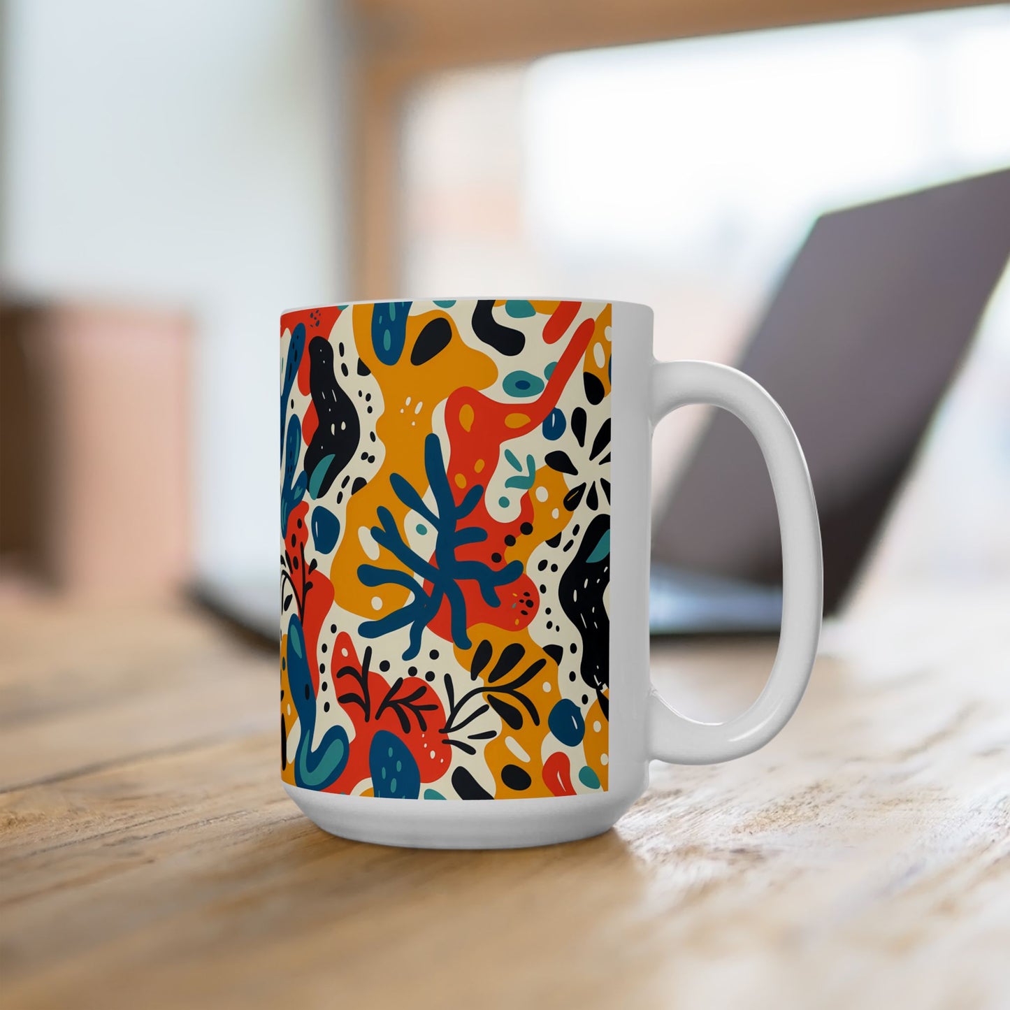 Spice of Life Ceramic Mug - 15 oz. - Sip into the Colorful Chaos of Life! To the Spice of Life!