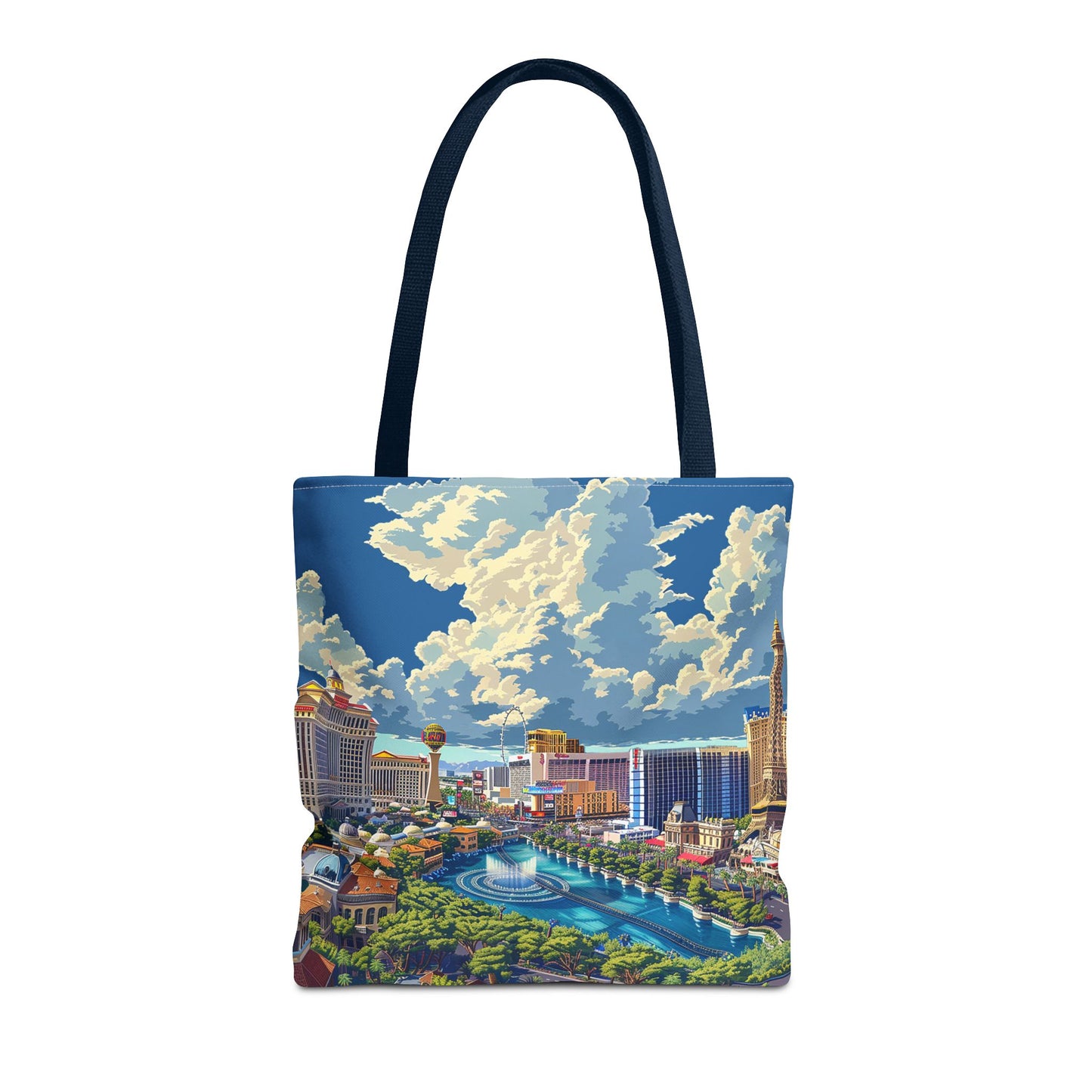 Viva Daytime Las Vegas Tote Bag - Bring the Vegas Vibe to Wherever You Roam! Available in 3 sizes.