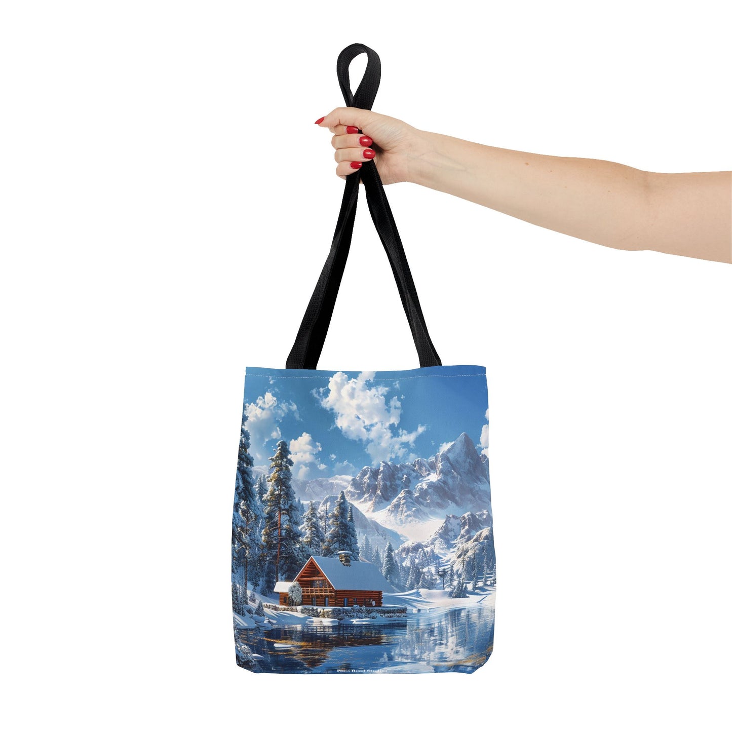 Winter Wonderland Retreat Tote Bag - Embrace Winter's Serenity with this Tote! - Available in 3 sizes.