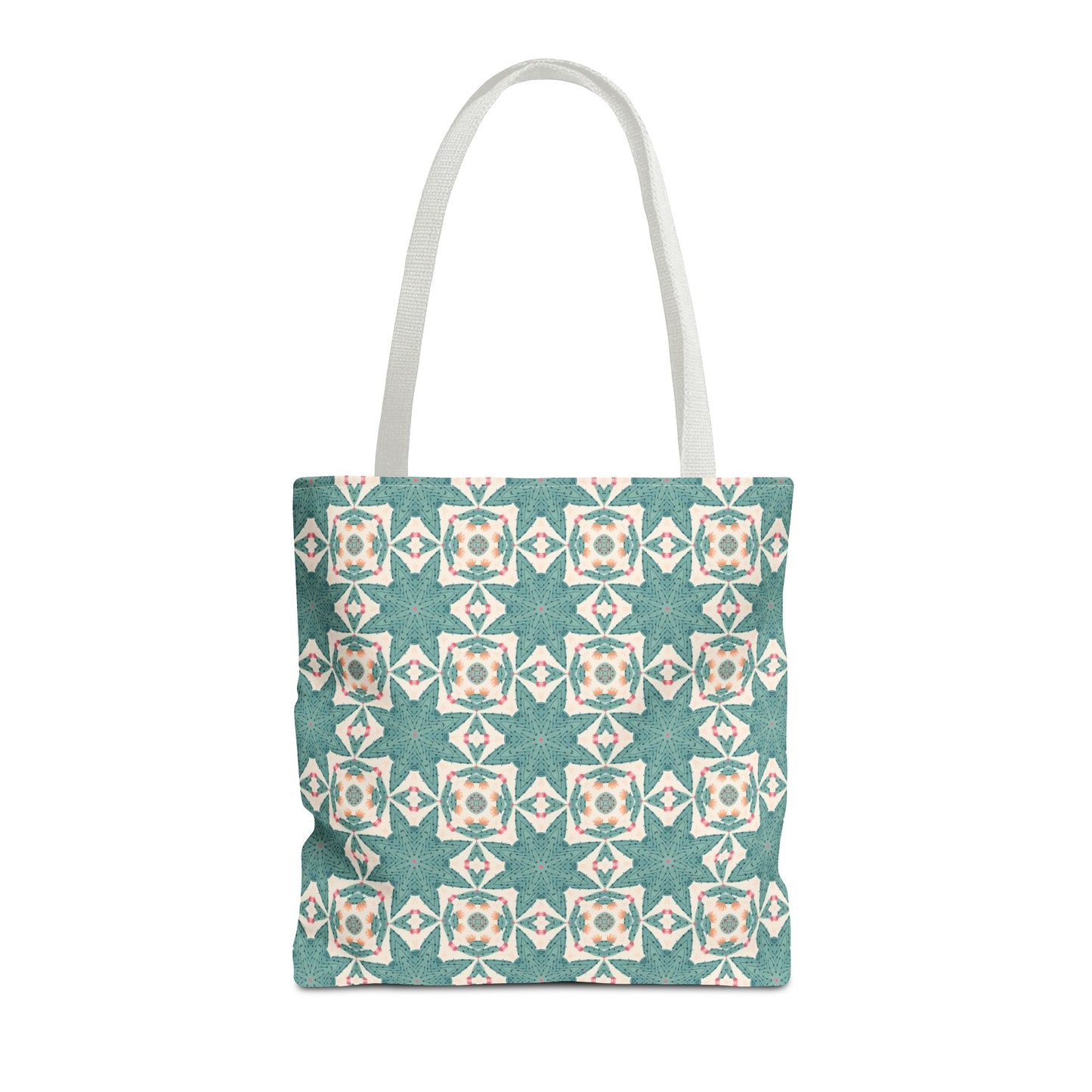 Desert Cactus Star Tile Tote Bag - Carry Southwest Charm Wherever You Go! Available in 3 sizes.