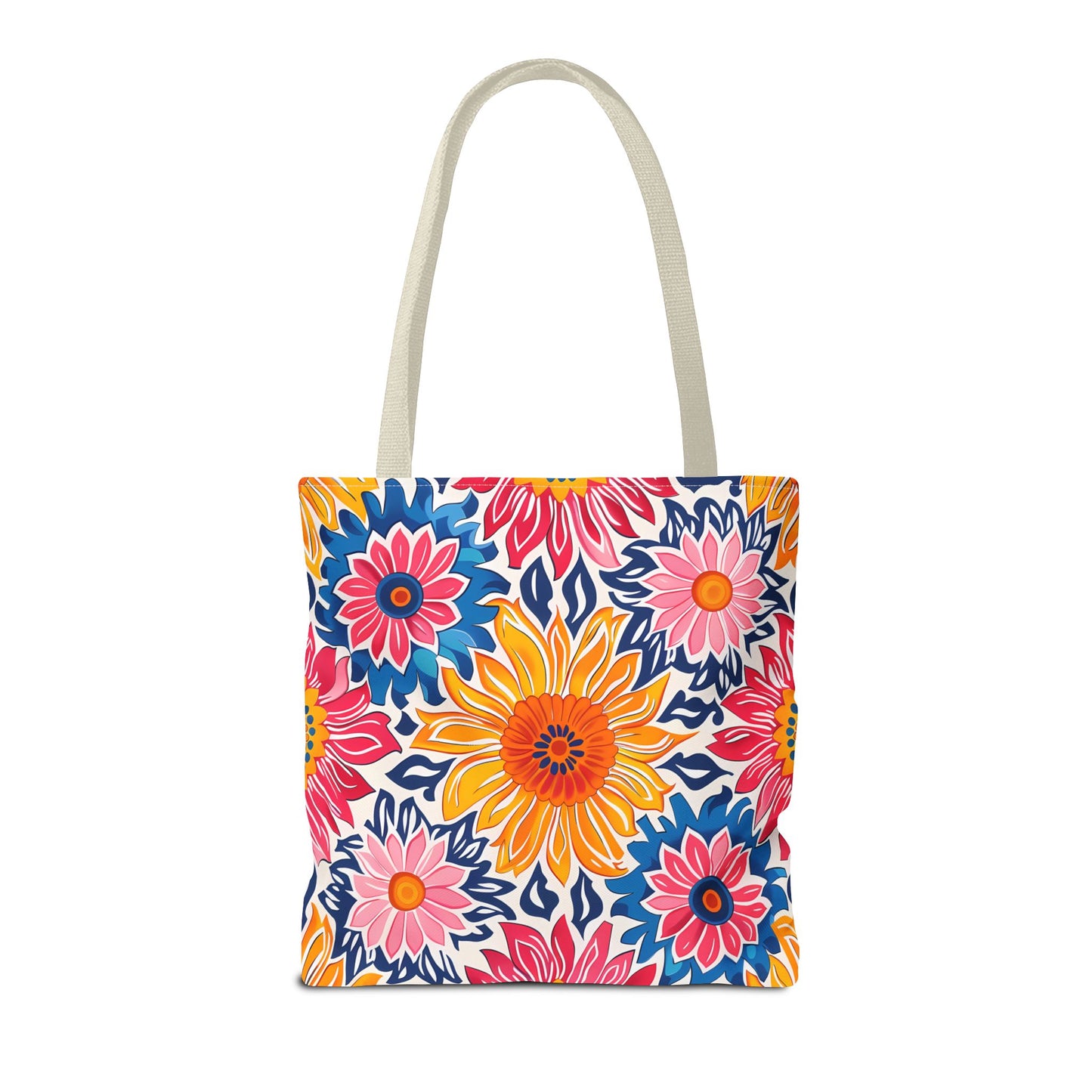 Sunsplash Petals Tote Bag - Radiate Sunshine and Style Wherever You Go! Available in 3 sizes.