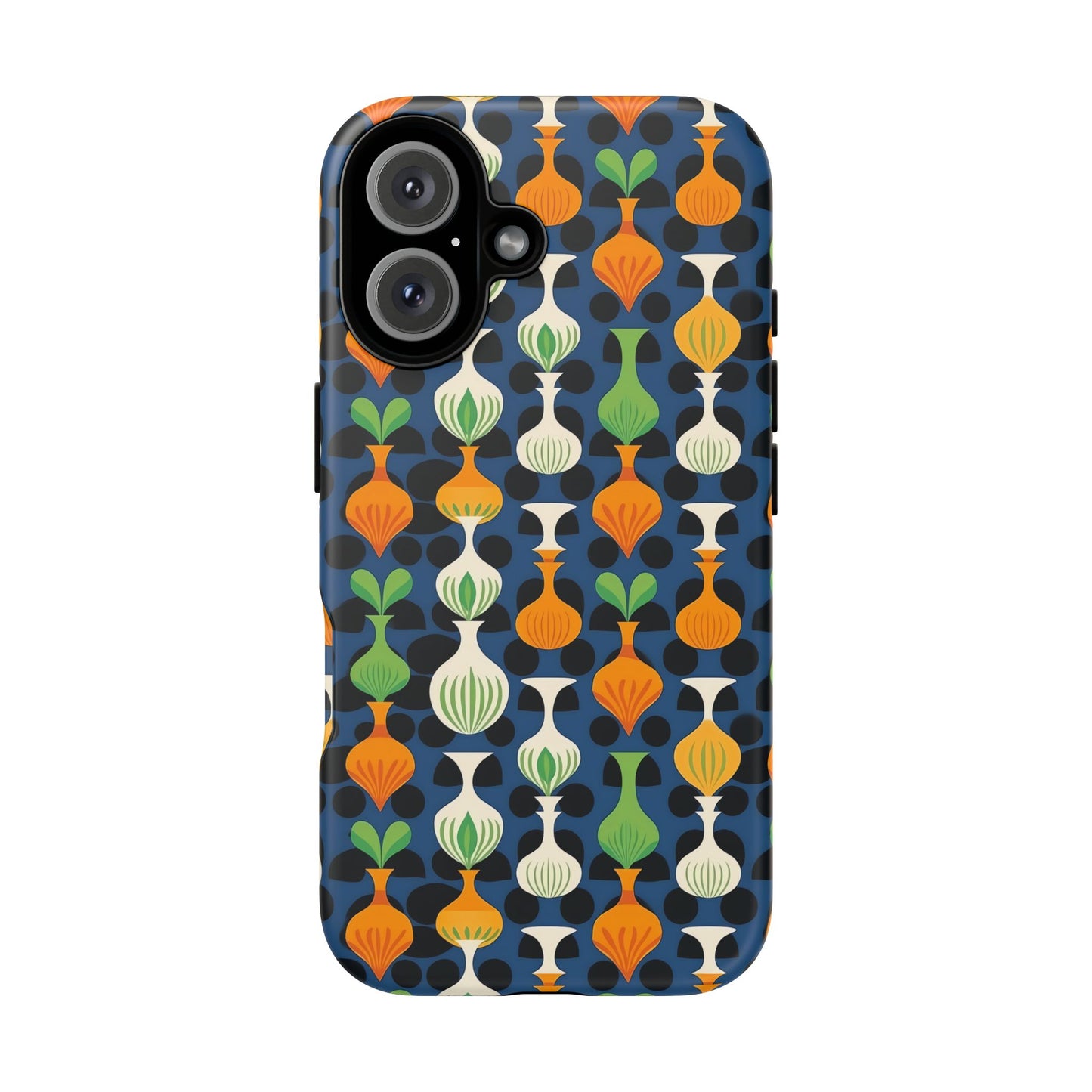 Mod Floating Vases Tough Phone Case for Apple iPhone, Samsung Galaxy, and Google Pixel.
