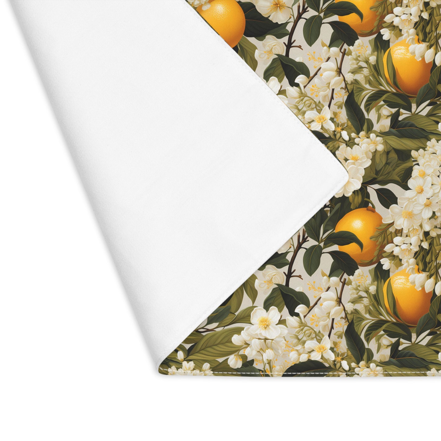 Lemony Blossoms Placemat - 18" x 14".