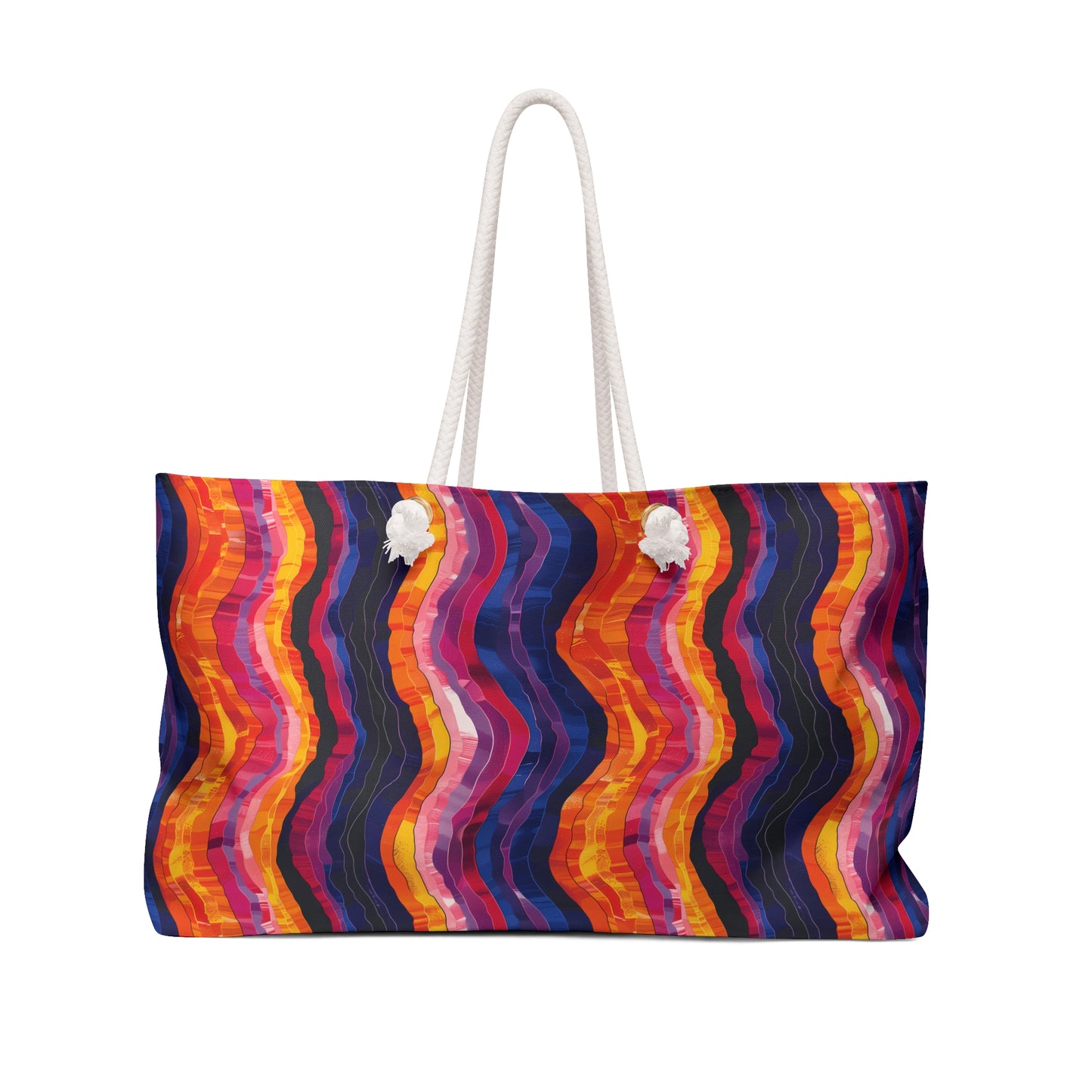 Desert Sunset Waves Weekender Bag - Ride the Desert Waves - Where Every Sunset is a Journey!