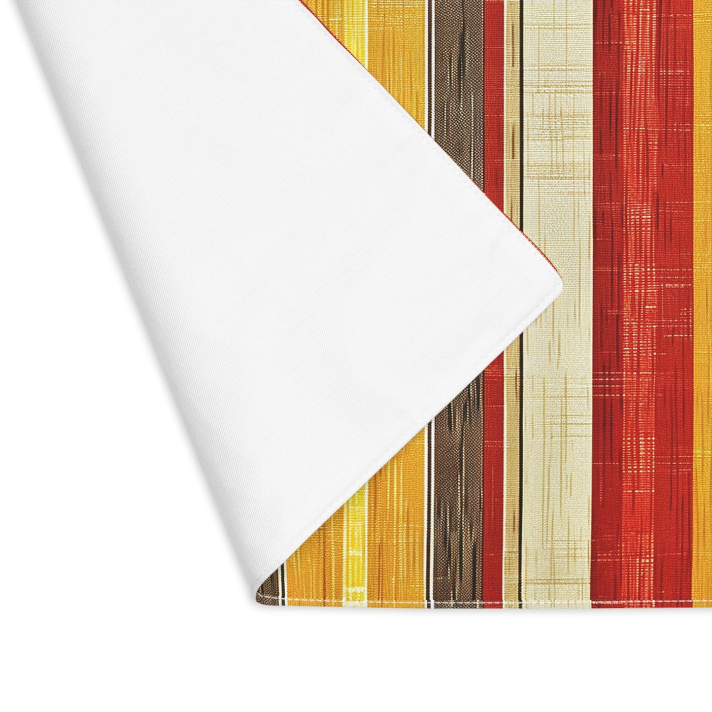 Royal Stripes Placemat - Elevate Your Table with Mediterranean Elegance! Cotton Twill - 18" x 14"