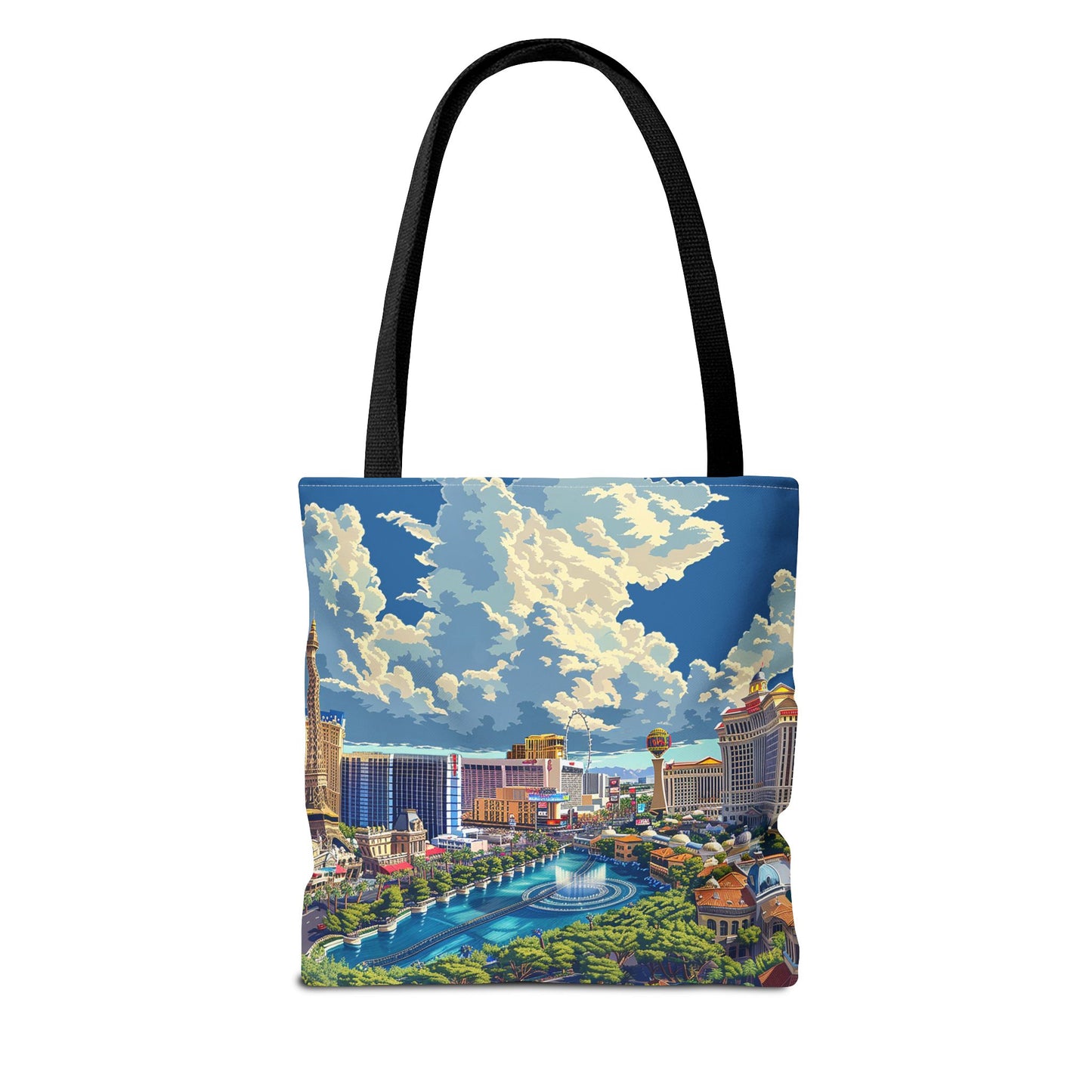 Viva Daytime Las Vegas Tote Bag - Bring the Vegas Vibe to Wherever You Roam! Available in 3 sizes.
