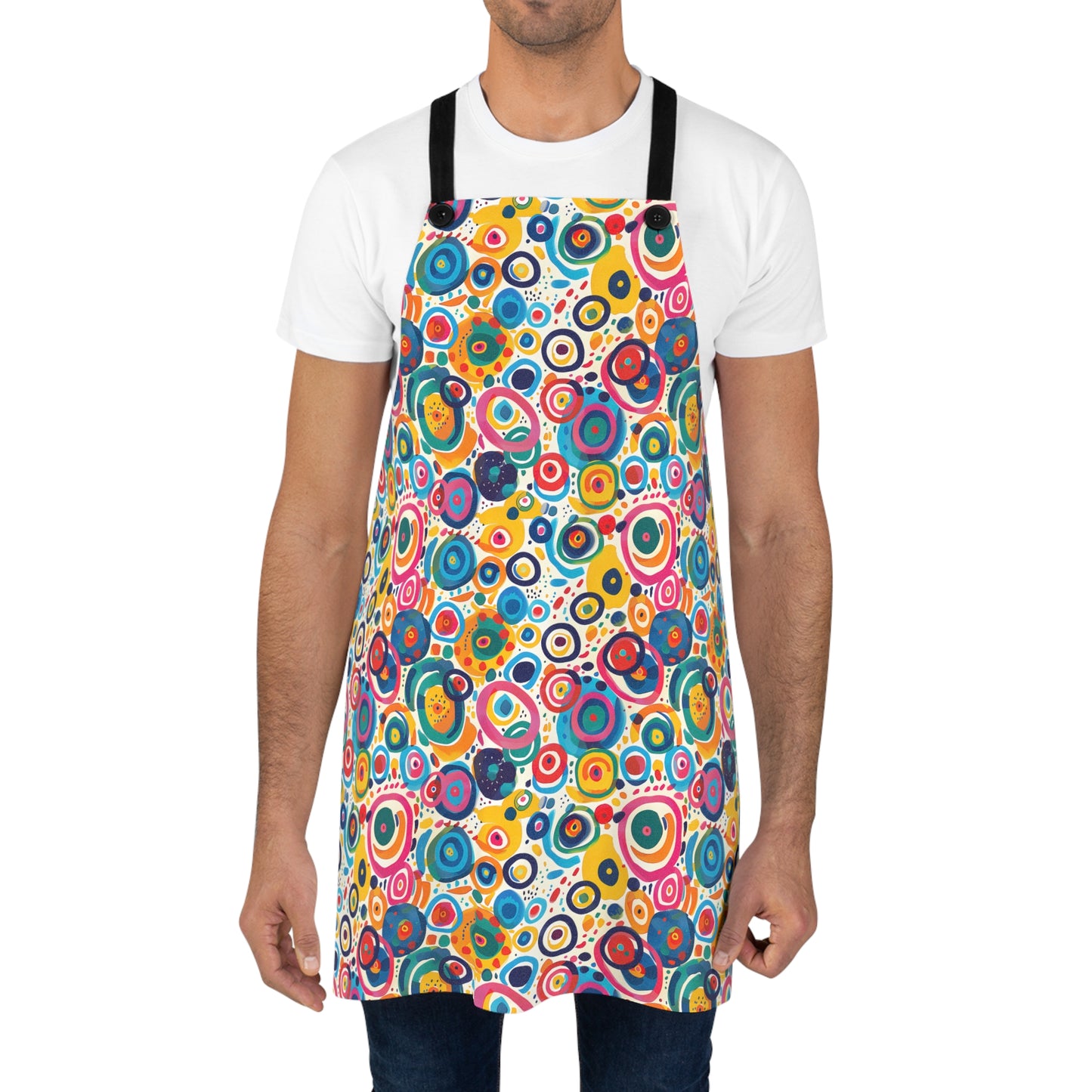 Pop Art Swirls Adult Apron - Swirl into Fun with Every Dish!