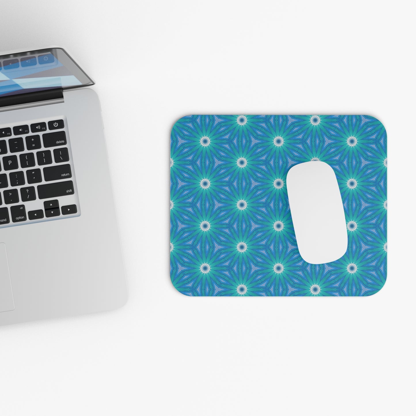 Sapphire Nebula Mouse Pad - Navigate Your Universe in Style!