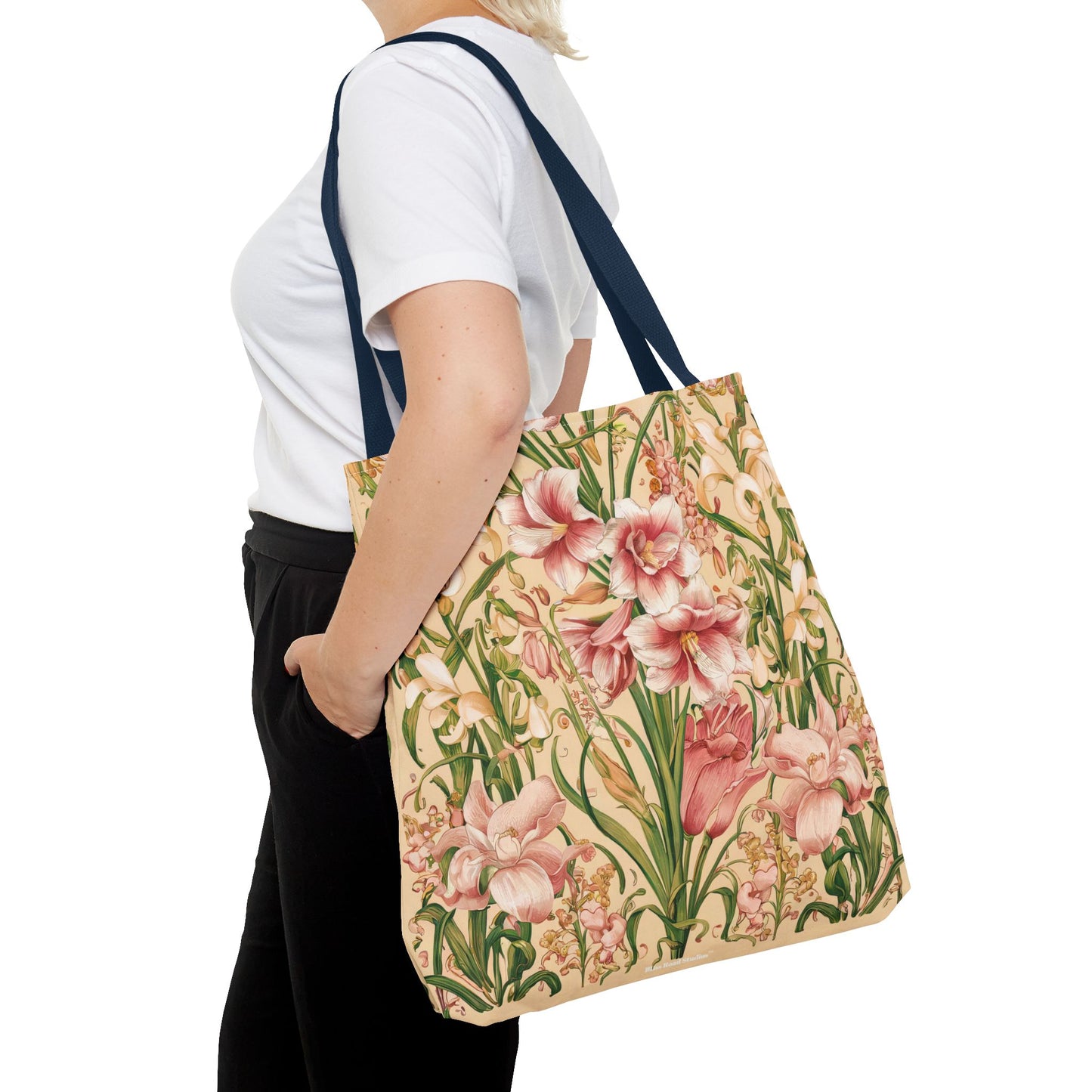 Star Lilies Enchantment Tote Bag - Carry Elegance and Charm Wherever You Go! Available in 3 sizes.