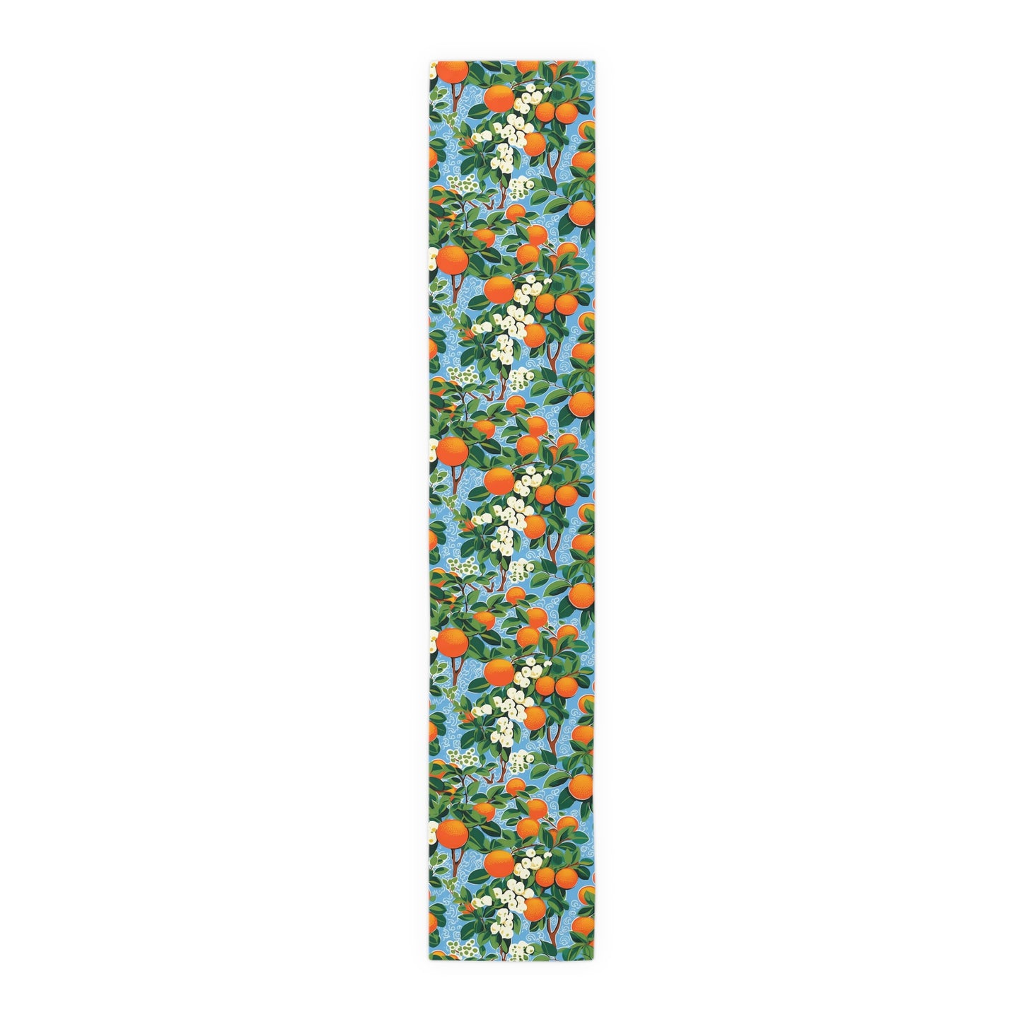 Citrus Blue Bliss Table Runner - Brighten Your Table with a Splash of Citrus Bliss! Available in 2 sizes.