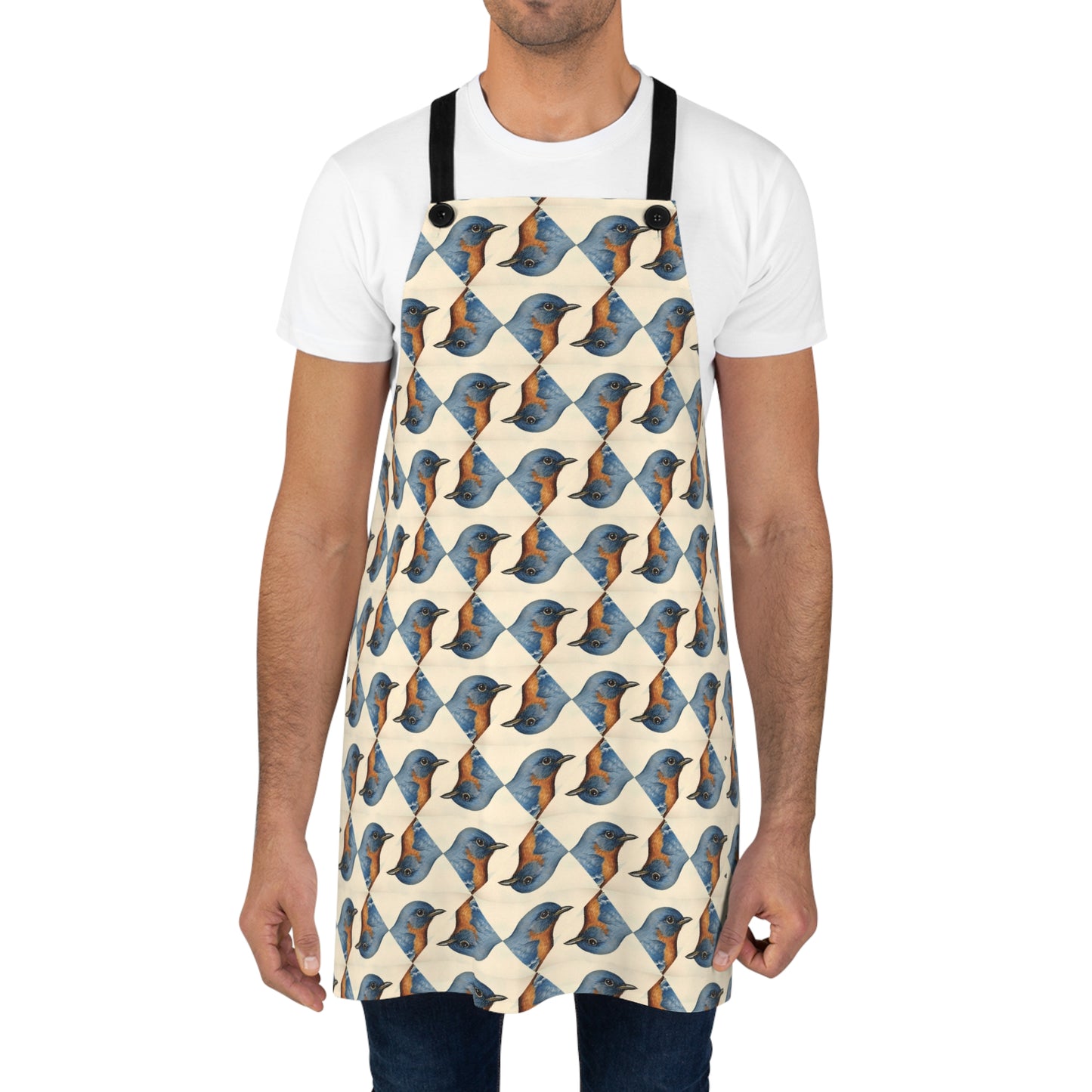 Bird Lover Adult Apron - Fly High in the Kitchen with Our Prism-LIke Geometric Bird Lover Apron!