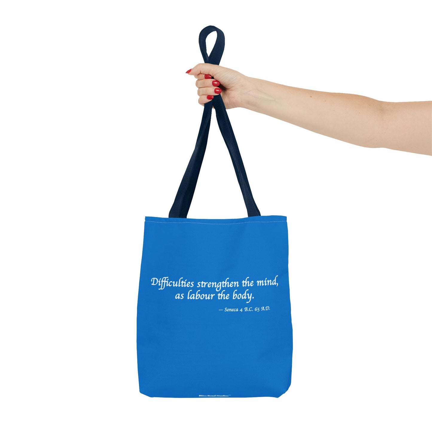 Strength Through Challenges Tote Bag - Carry Wisdom - Embrace Strength! Available in 3 sizes.