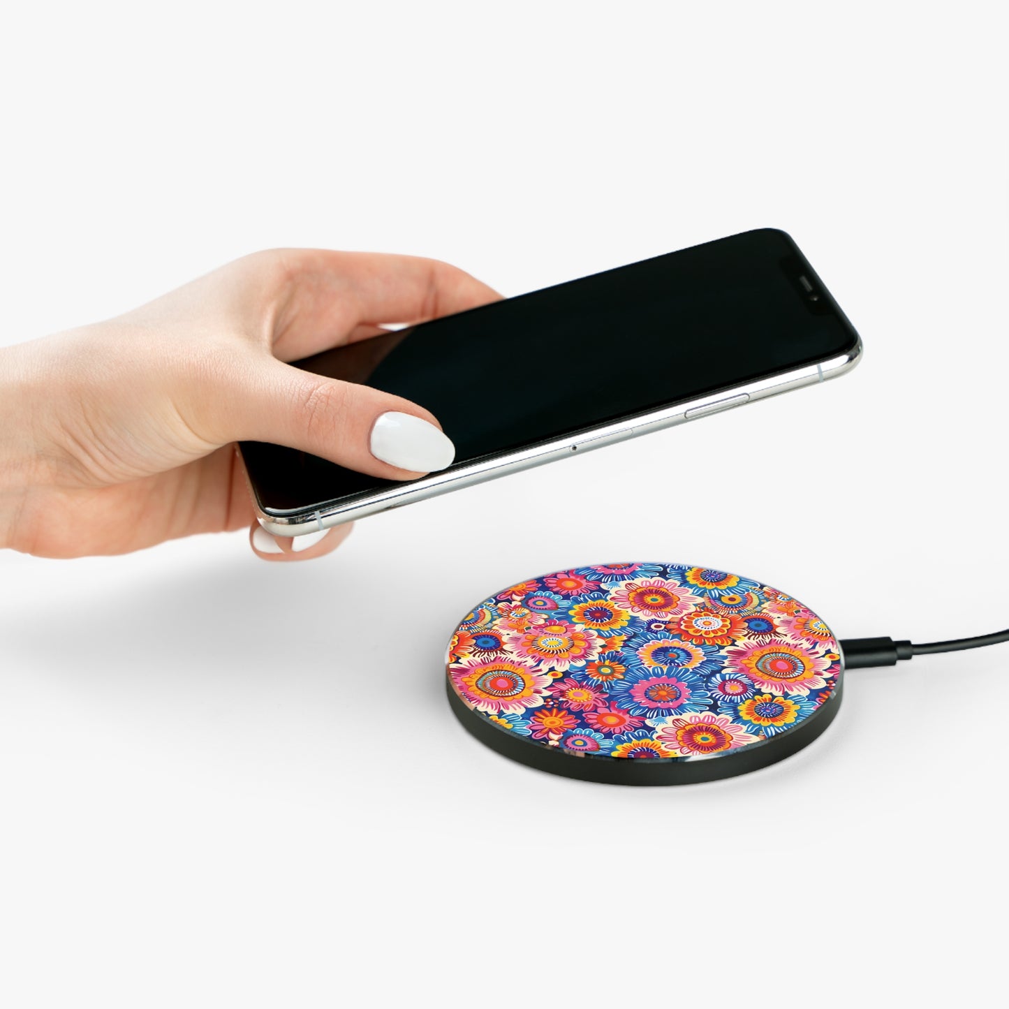 Crayon Blossom Whimsy Wireless Charger - Bloom with Energy - Charge Playfully!