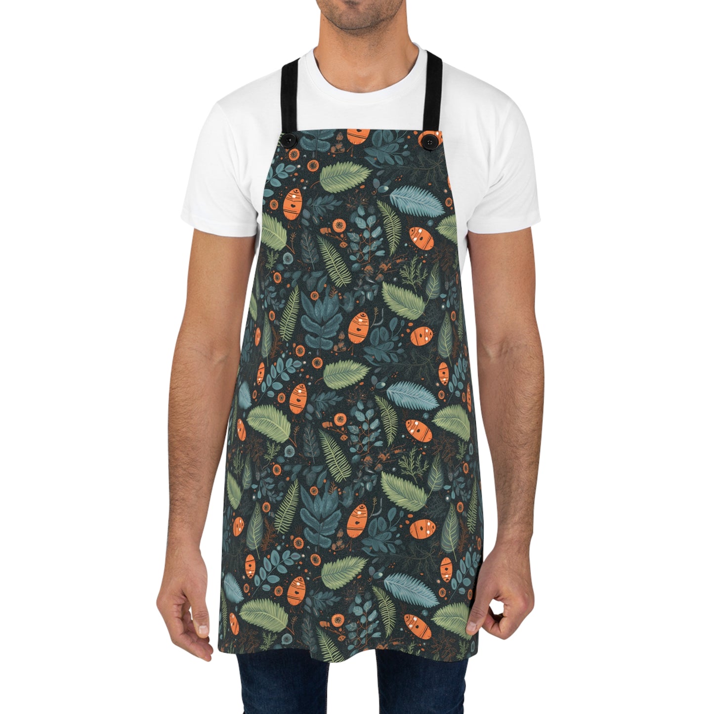 Mysterious Ferns Adult Apron - Cook in Style with Mysterious Ferns!
